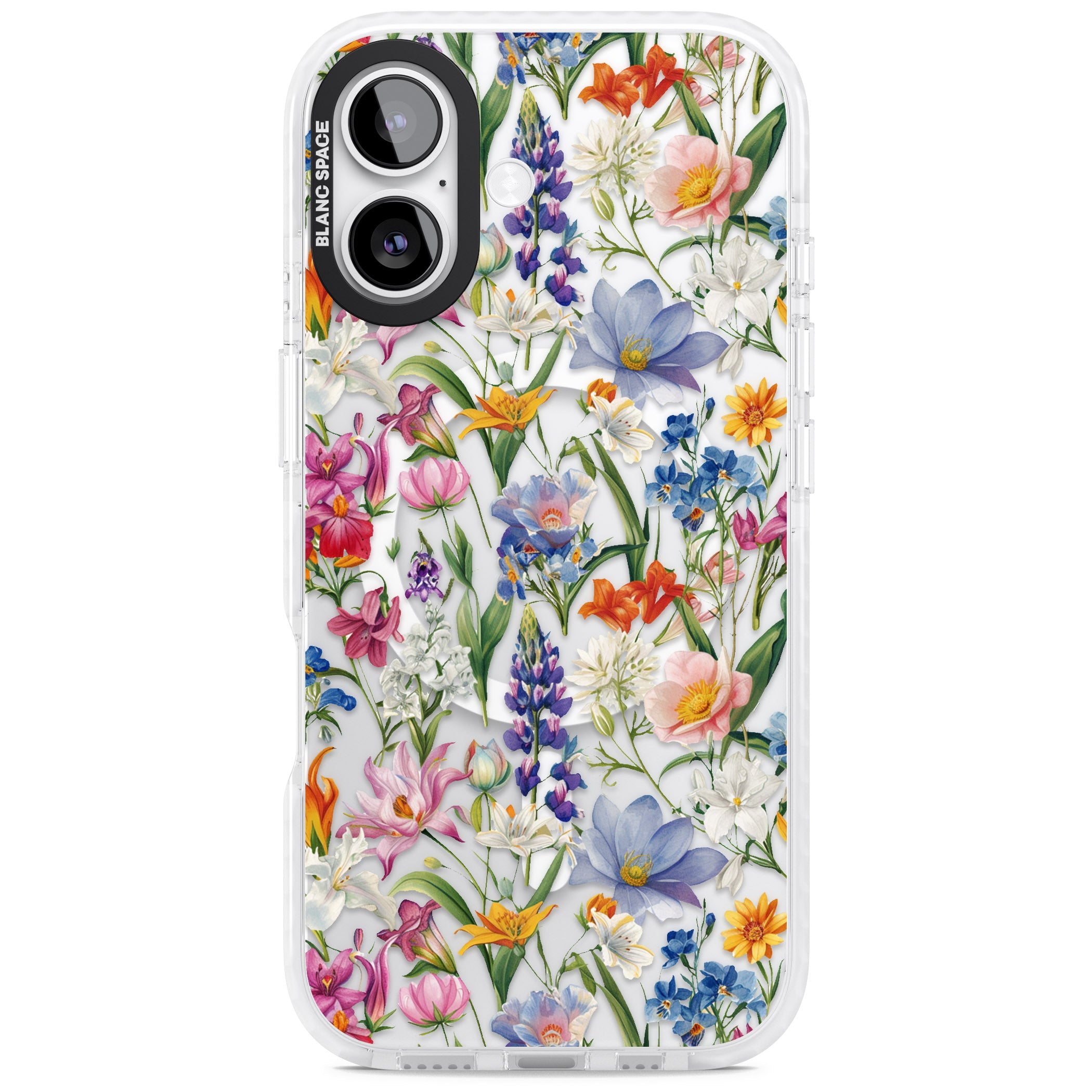 Vintage Wildflowers iPhone 17 Impact Pro Clear Phone Case