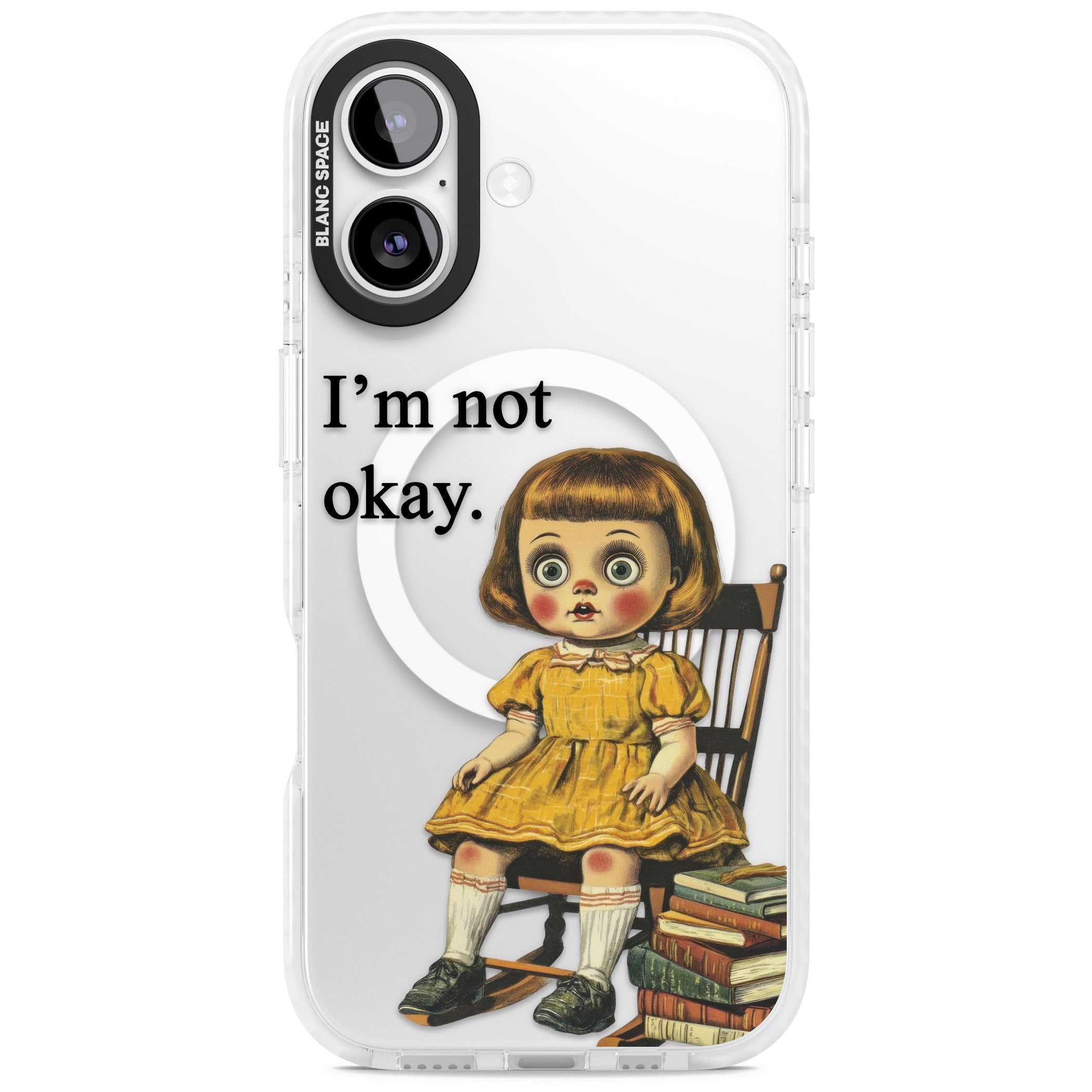 Im Not Okay iPhone 17 Impact Pro Clear Phone Case