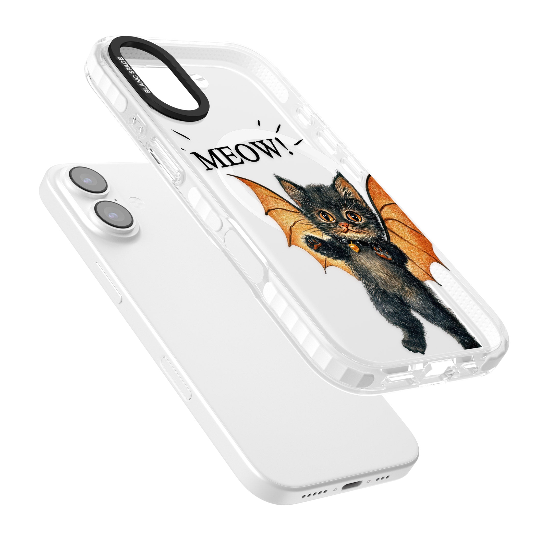Meow iPhone 17 Impact Pro Clear Phone Case Colours
