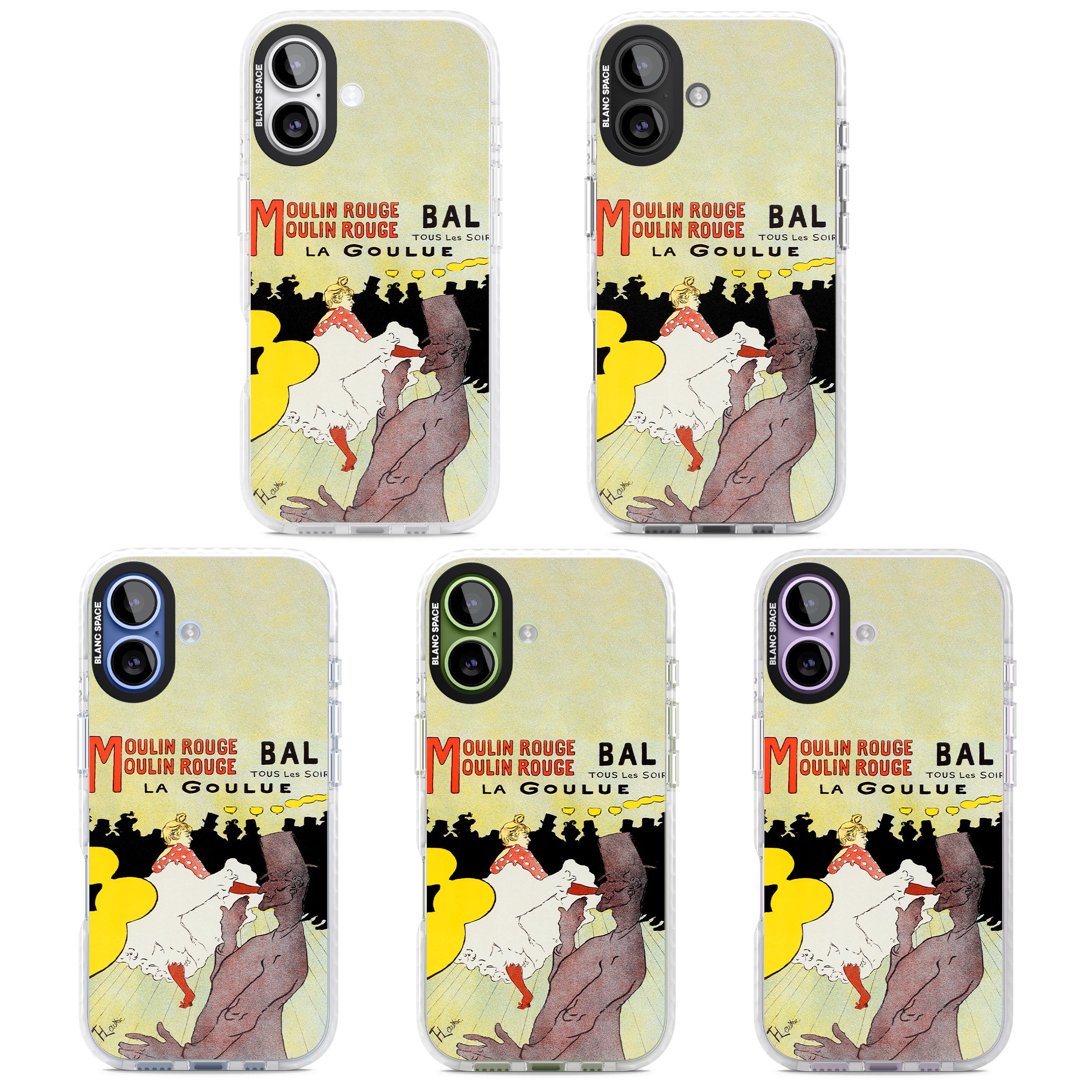 Moulin Rouge Poster iPhone 17 Impact Pro Clear Phone Case APT Impact Protection