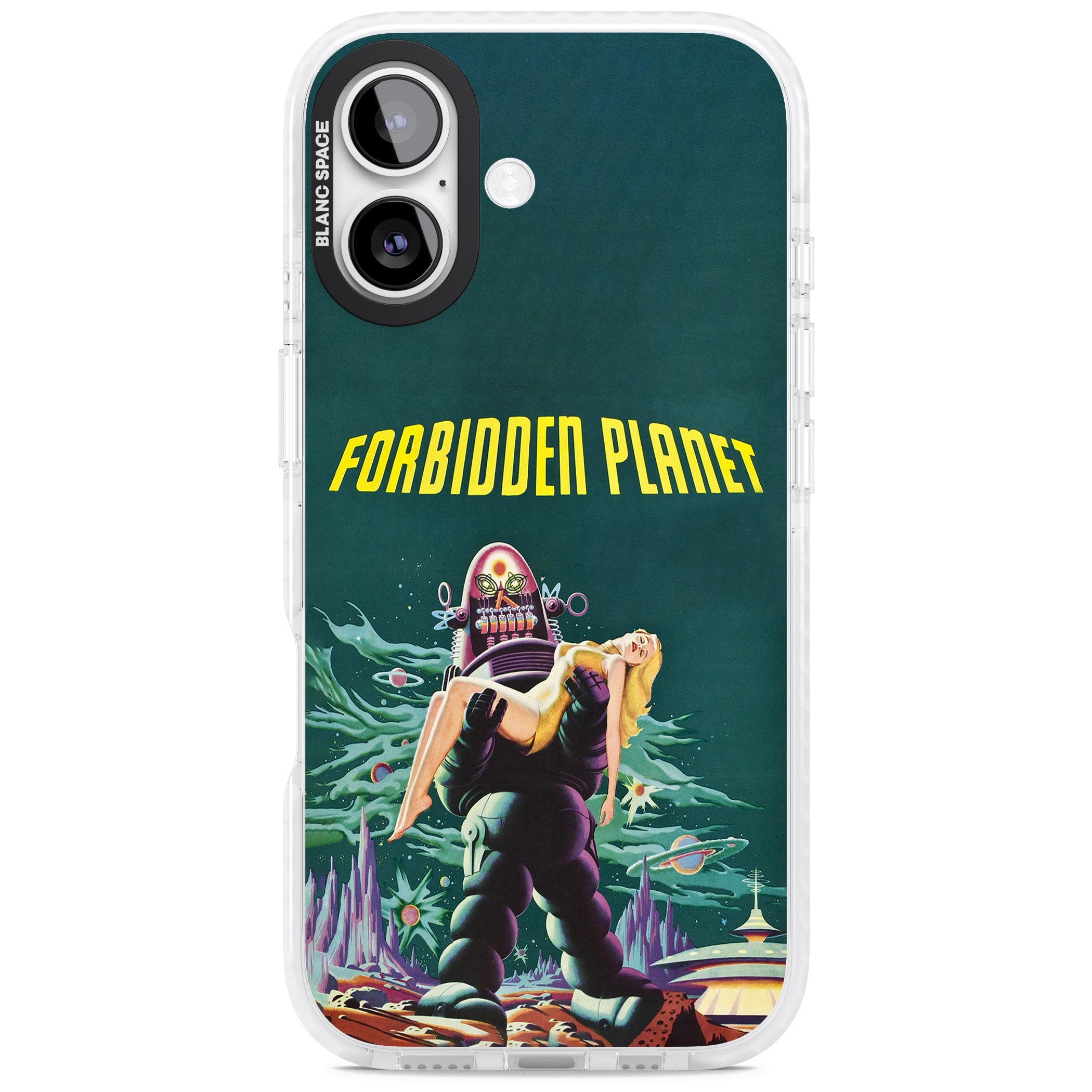 Forbidden Planet Poster iPhone 17 Impact Pro Clear Phone Case