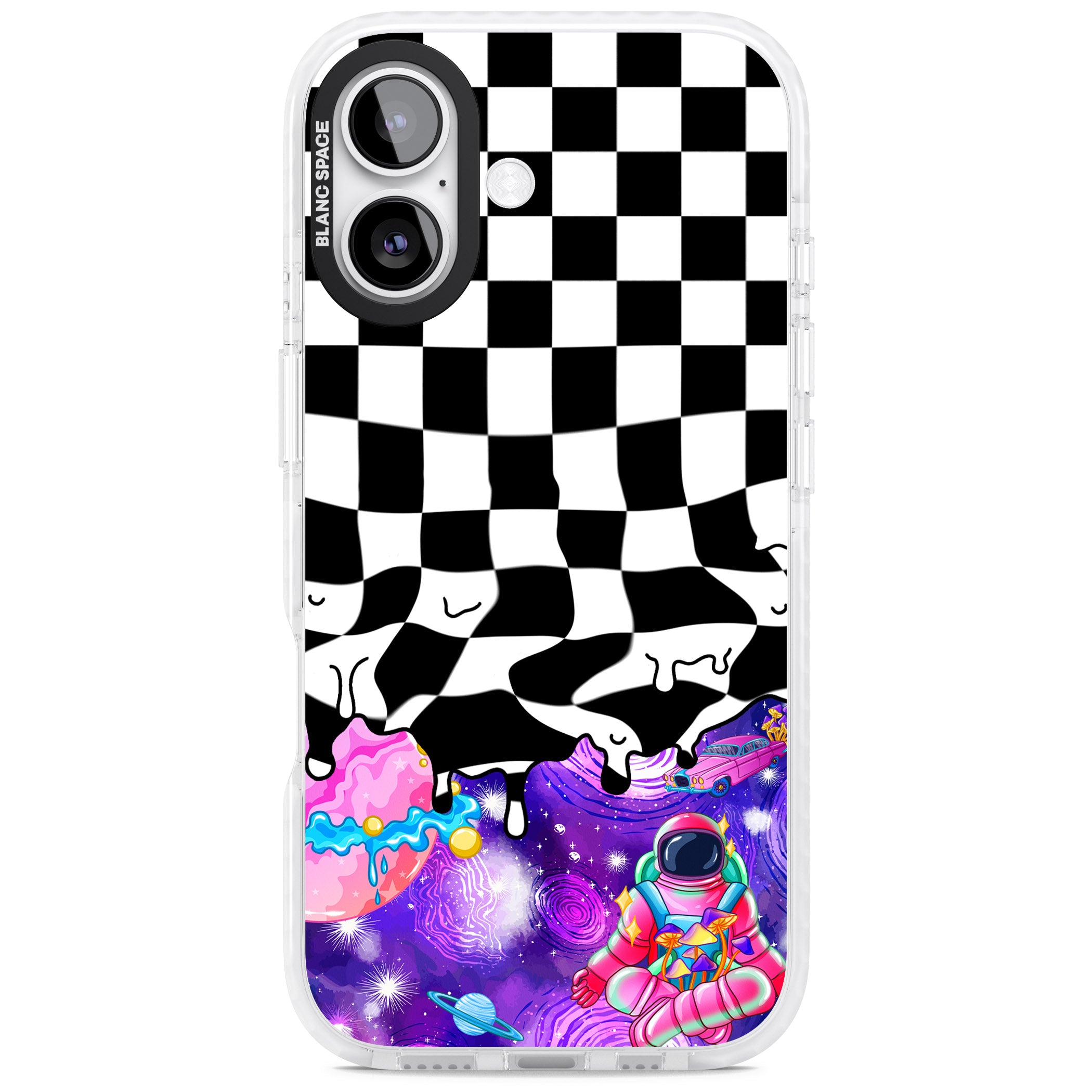 Washed Out iPhone 17 Impact Pro Clear Phone Case