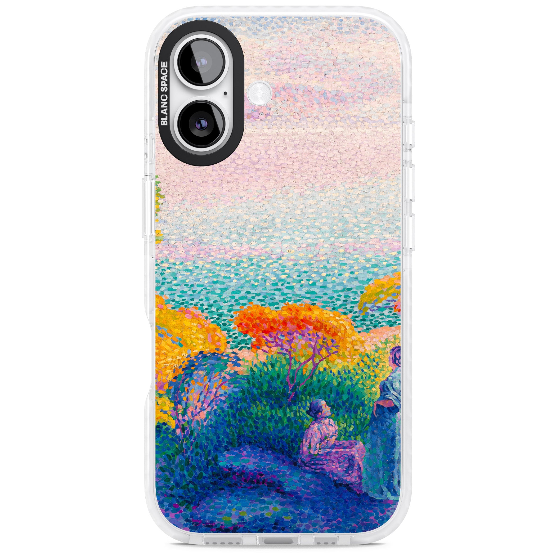 Two Women by the Shore iPhone 17 Impact Pro Clear Phone Case