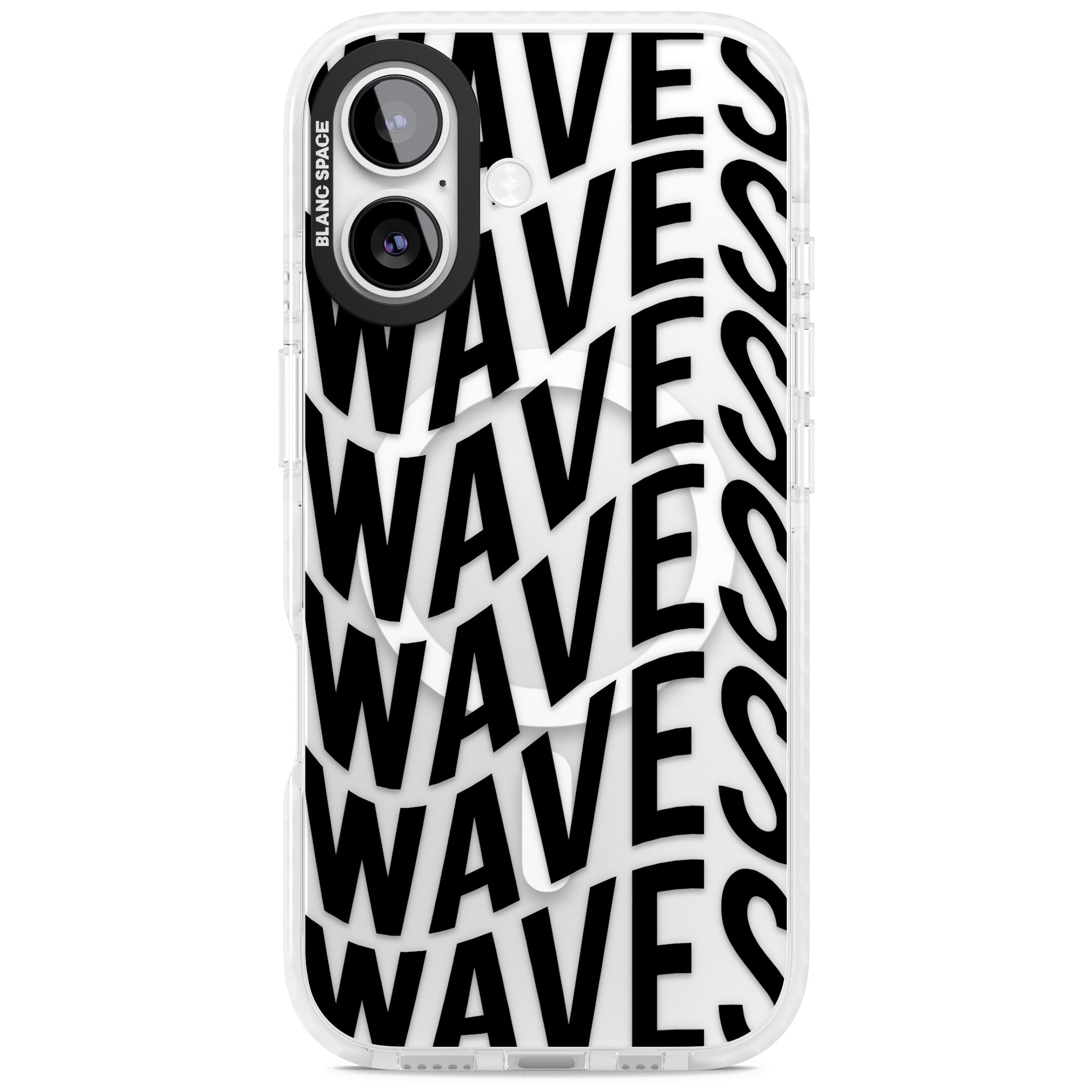 Waves iPhone 17 Impact Pro Clear Phone Case