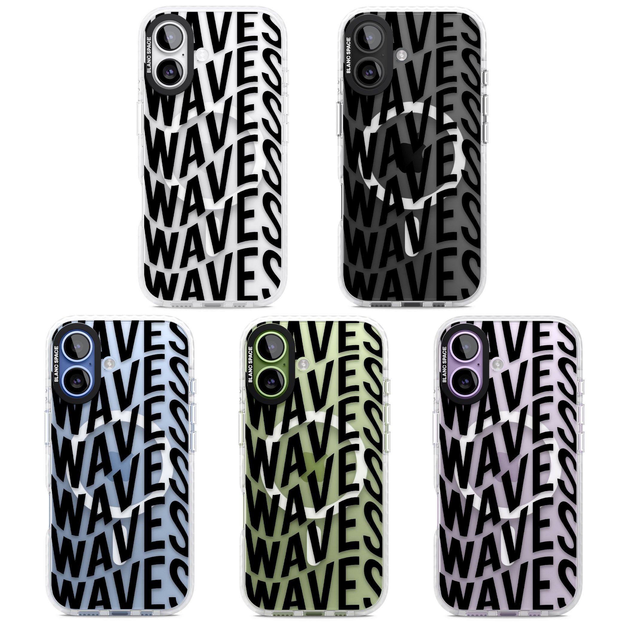 Waves iPhone 17 Impact Pro Clear Phone Case APT Impact Protection