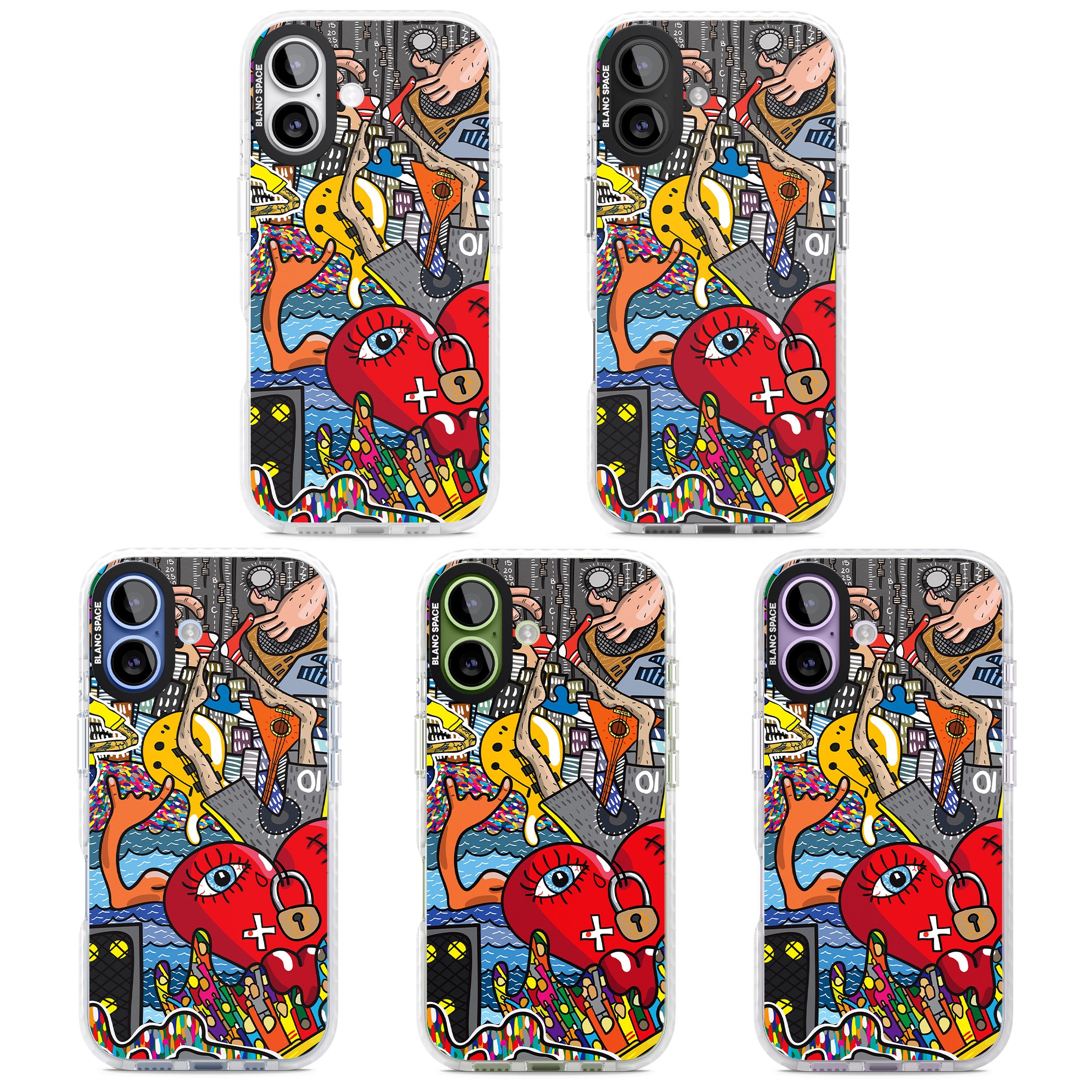 Crowd Tsunami iPhone 17 Impact Pro Clear Phone Case APT Impact Protection