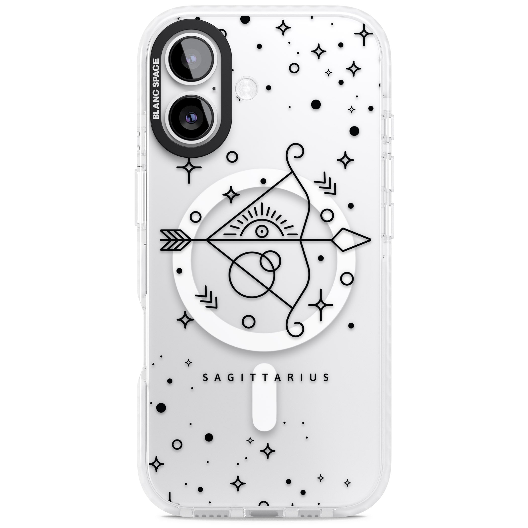 Sagittarius Arcane iPhone 17 Impact Pro Clear Phone Case