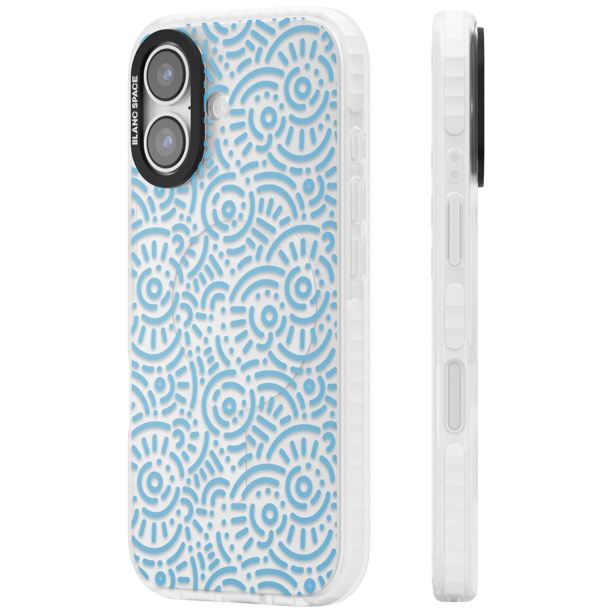 Memphis Sky iPhone 16 / iPhone 16 Plus / iPhone 17 Impact Clear Phone Case side