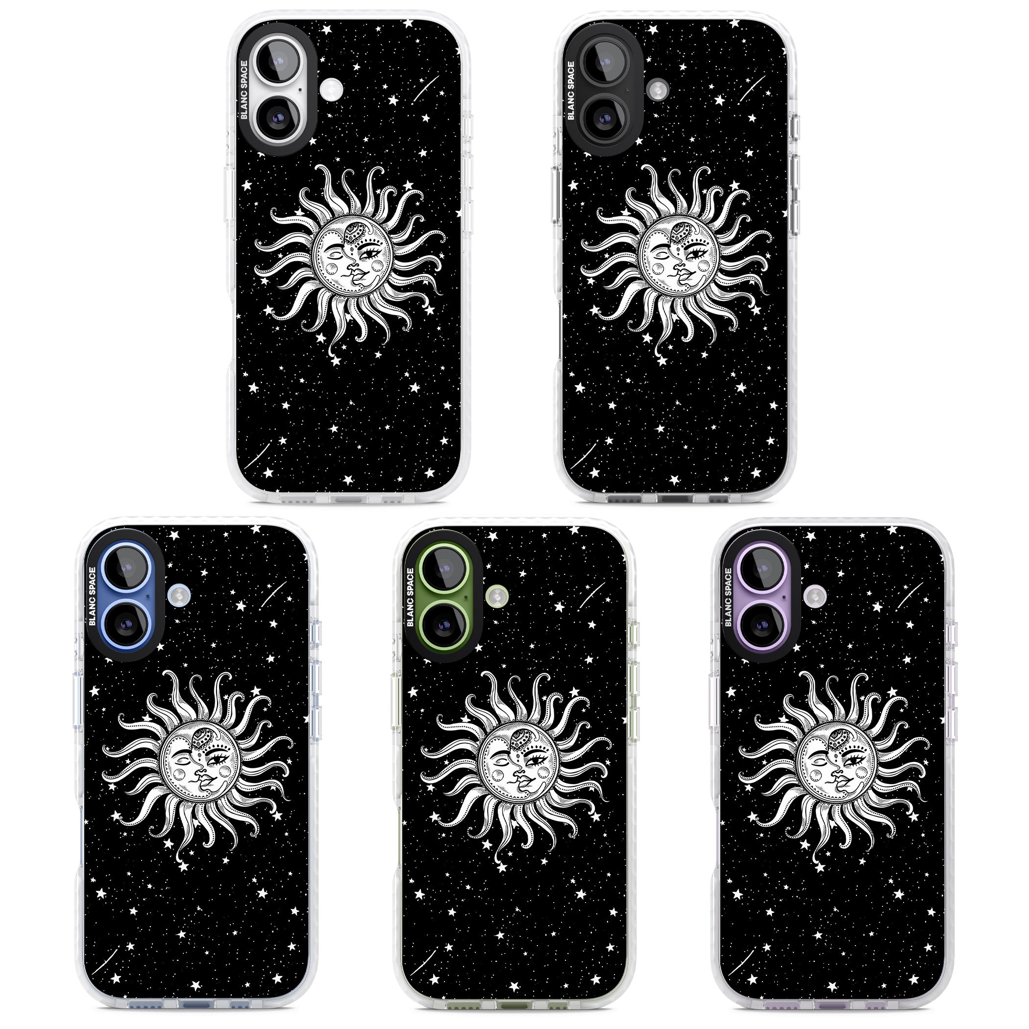 Mystic Sun Moon iPhone 17 Impact Clear Phone Case APT Impact Protection