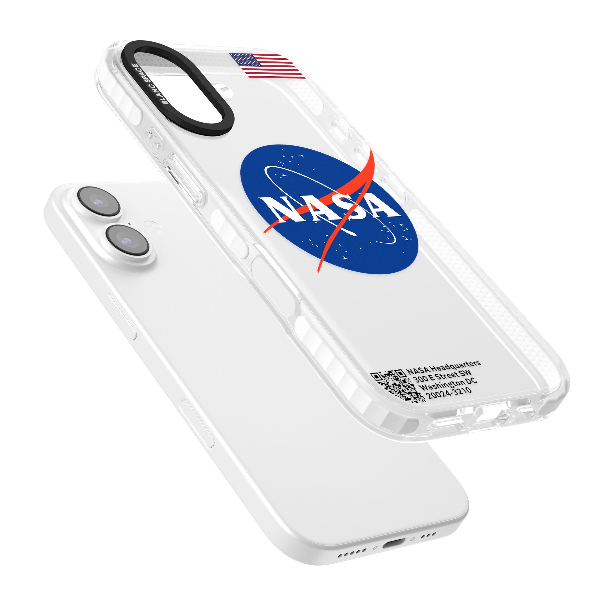 Nasa Meatball iPhone 17 Impact Clear Phone Case Colours