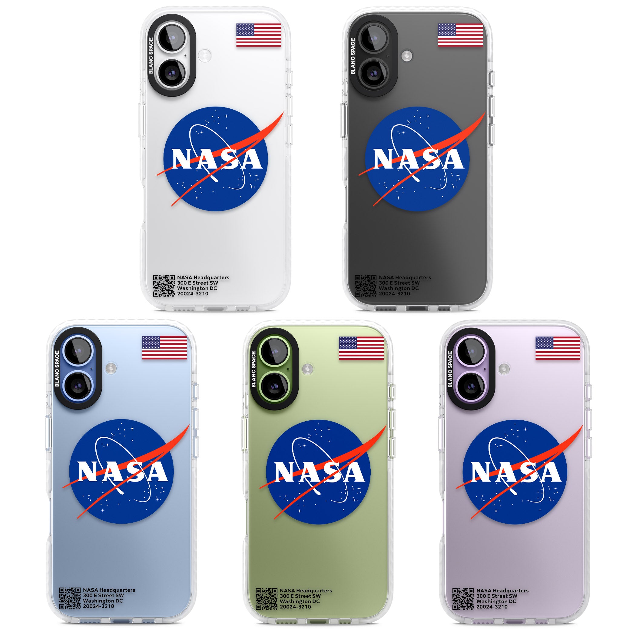 Nasa Meatball iPhone 17 Impact Clear Phone Case APT Impact Protection