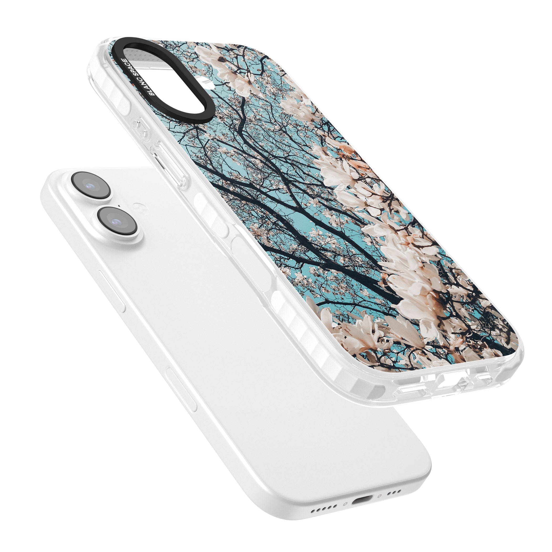 Magnolia Bloom iPhone 17 Impact Clear Phone Case Colours