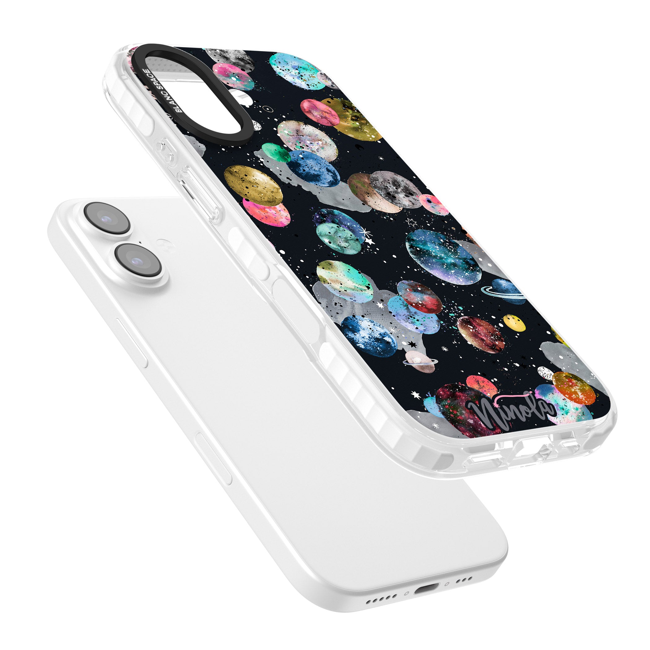 Cosmic Galaxy iPhone 17 Impact Clear Phone Case Colours