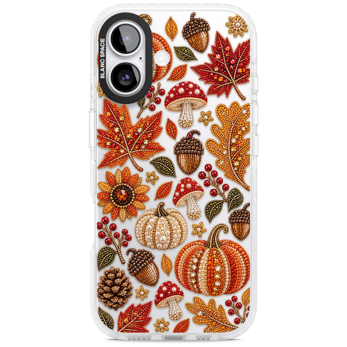 Beaded Autumn iPhone case | Black Impact case for iPhone 17
