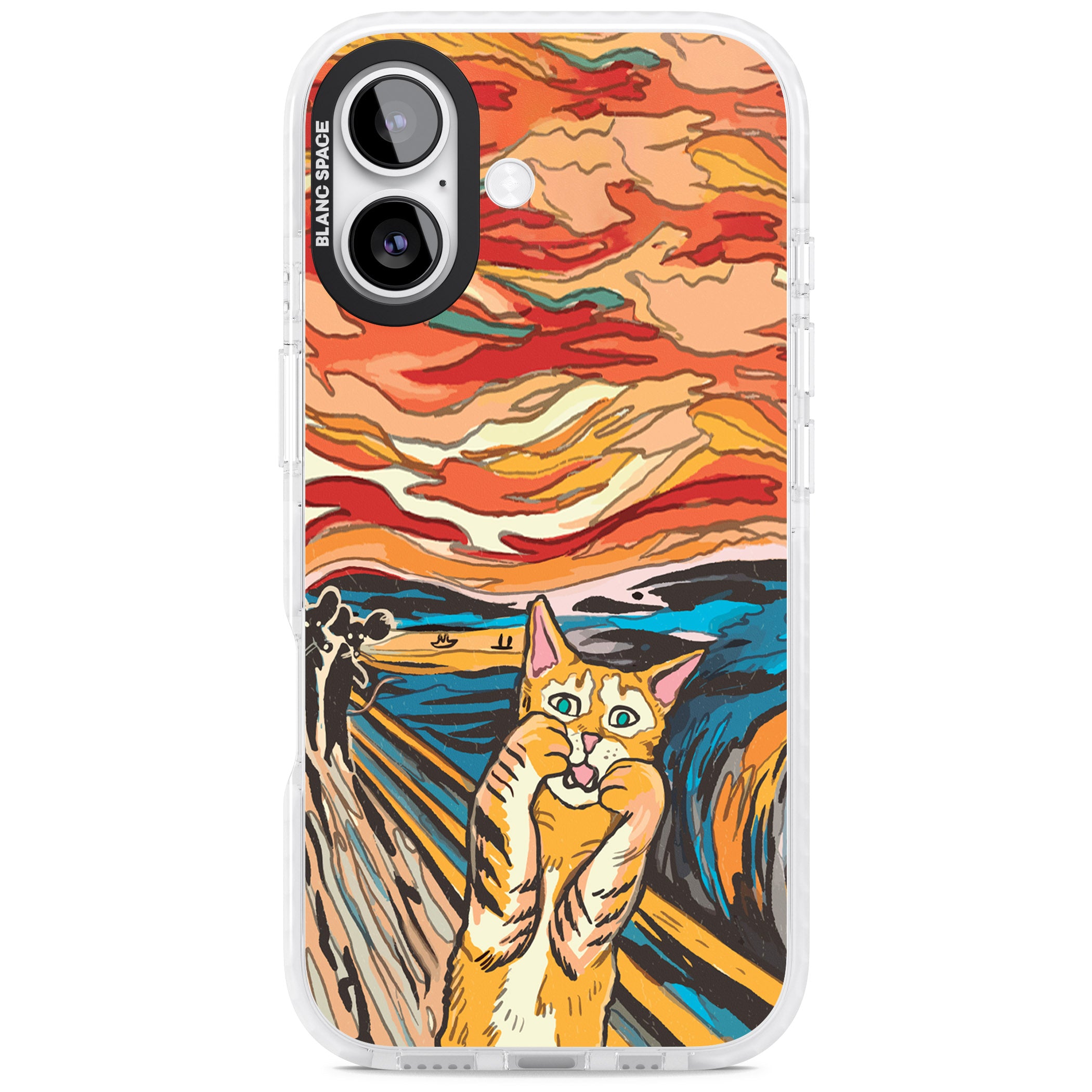 The Meow iPhone 17 Impact Clear Phone Case