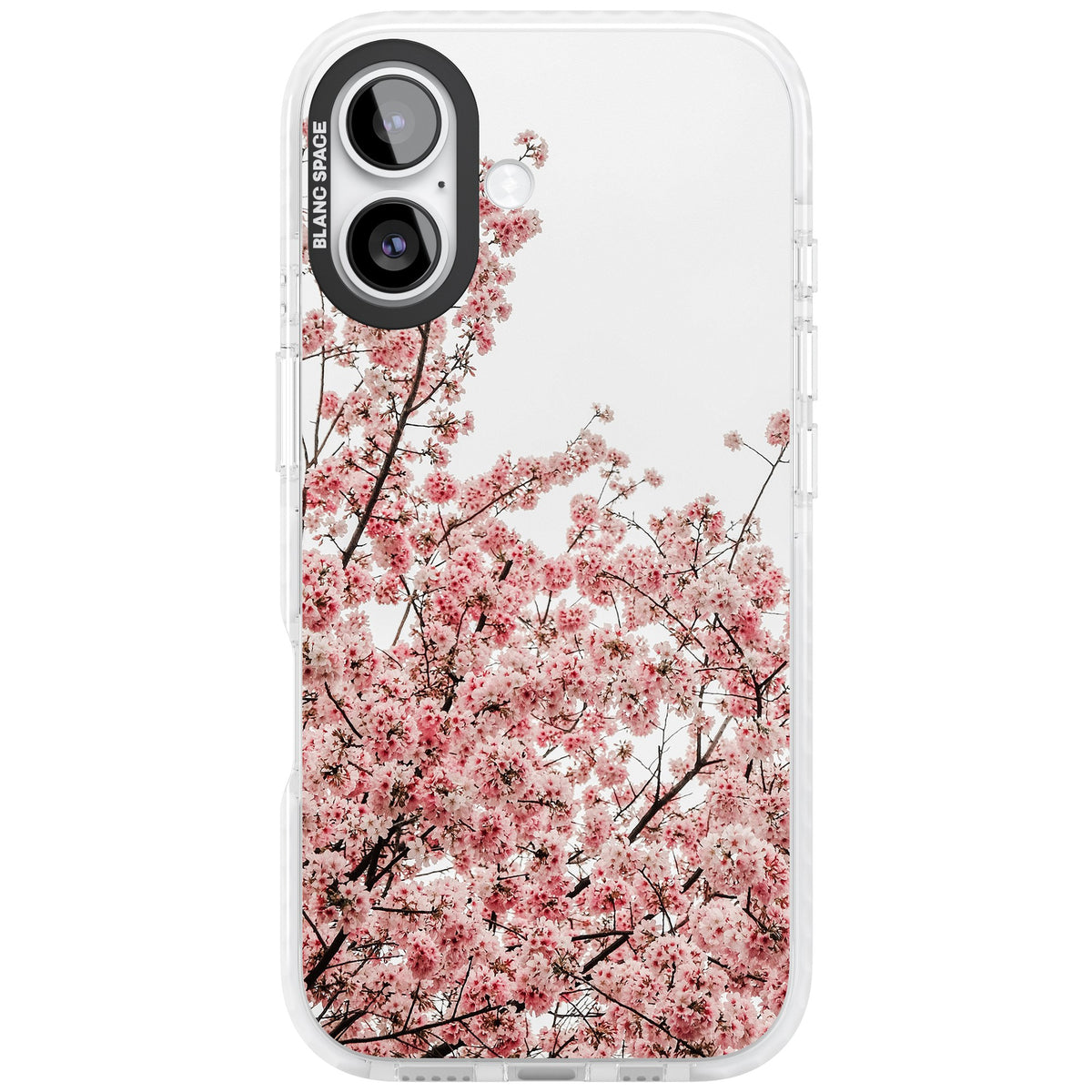 Cherry Blossom Bloom iPhone 16 / iPhone 16 Plus / iPhone 17 Impact Clear Phone Case front