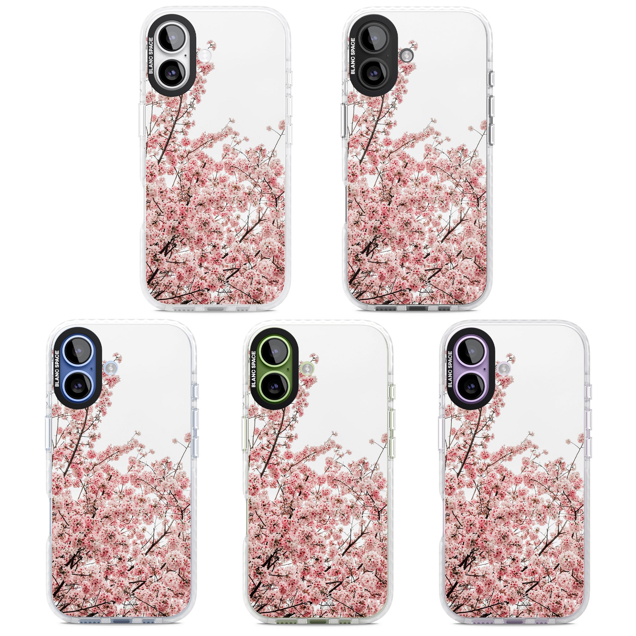 Cherry Blossom Bloom iPhone 17 Impact Clear Phone Case APT Impact Protection