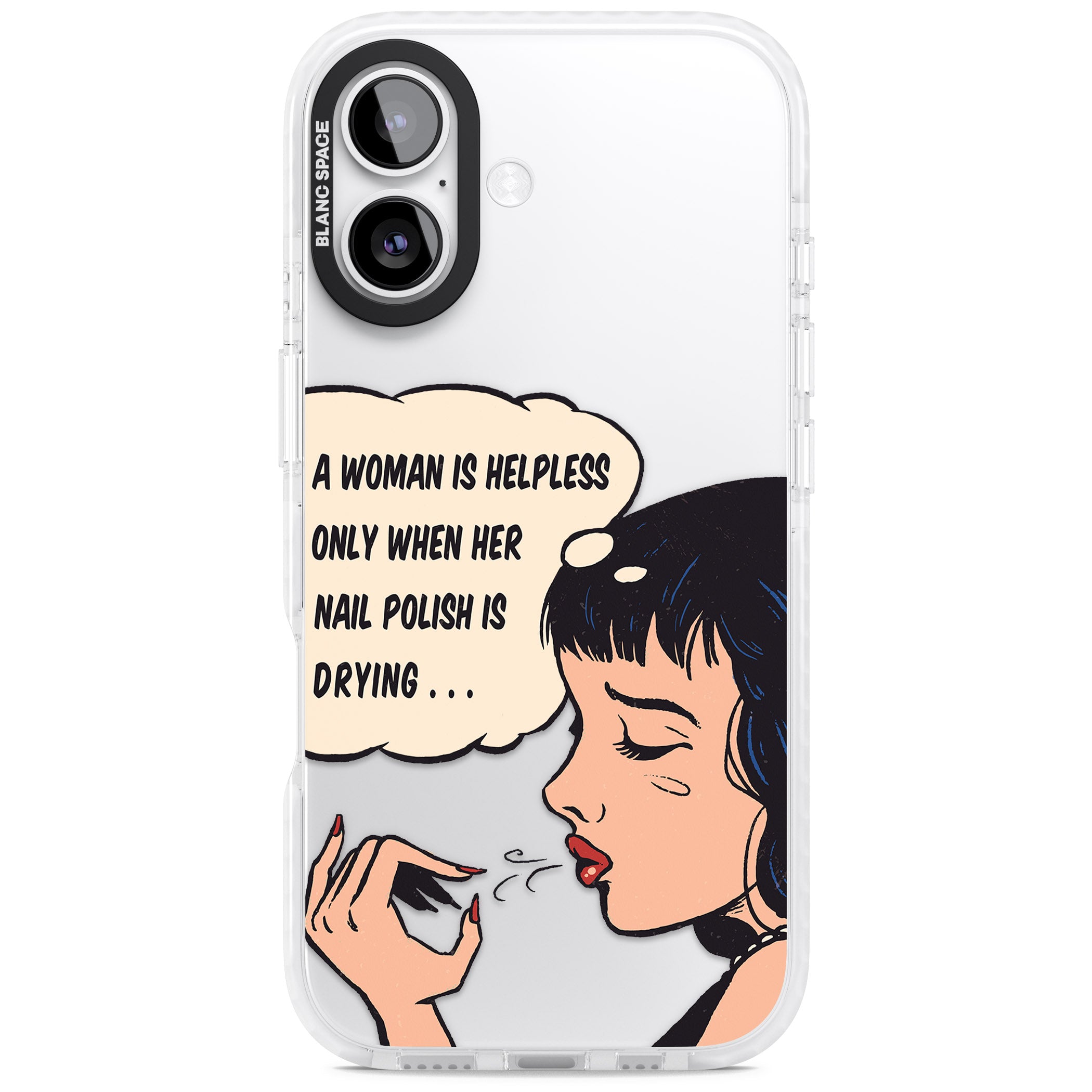 Drying Nails Pop Art iPhone 17 Impact Clear Phone Case