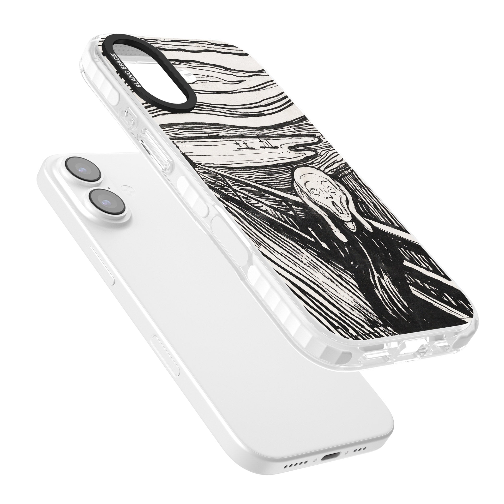 The Scream iPhone 17 Impact Clear Phone Case Colours