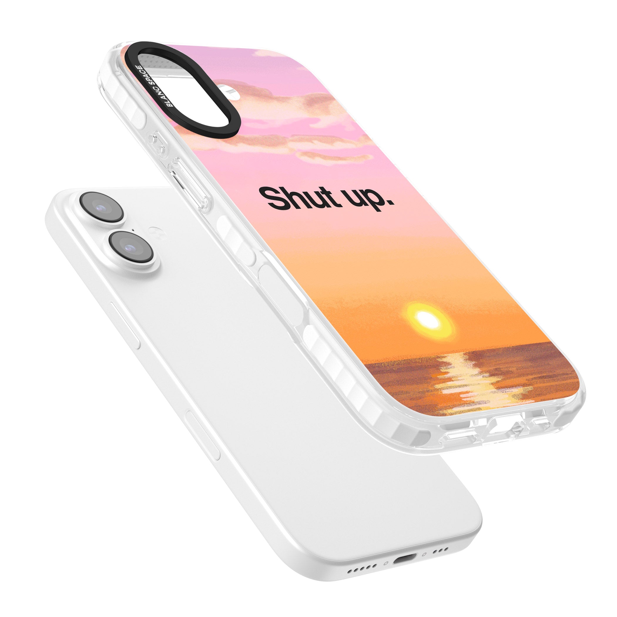 Shut Up iPhone 17 Impact Clear Phone Case Colours