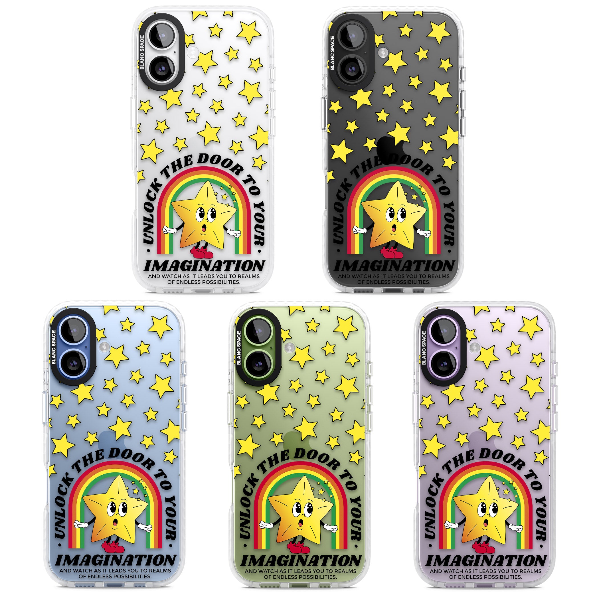 Imagination iPhone 17 Impact Clear Phone Case APT Impact Protection