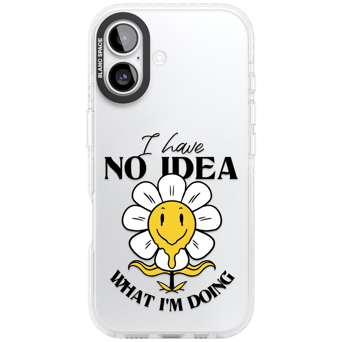 No Idea iPhone 16 / iPhone 16 Plus / iPhone 17 Impact Clear Phone Case front
