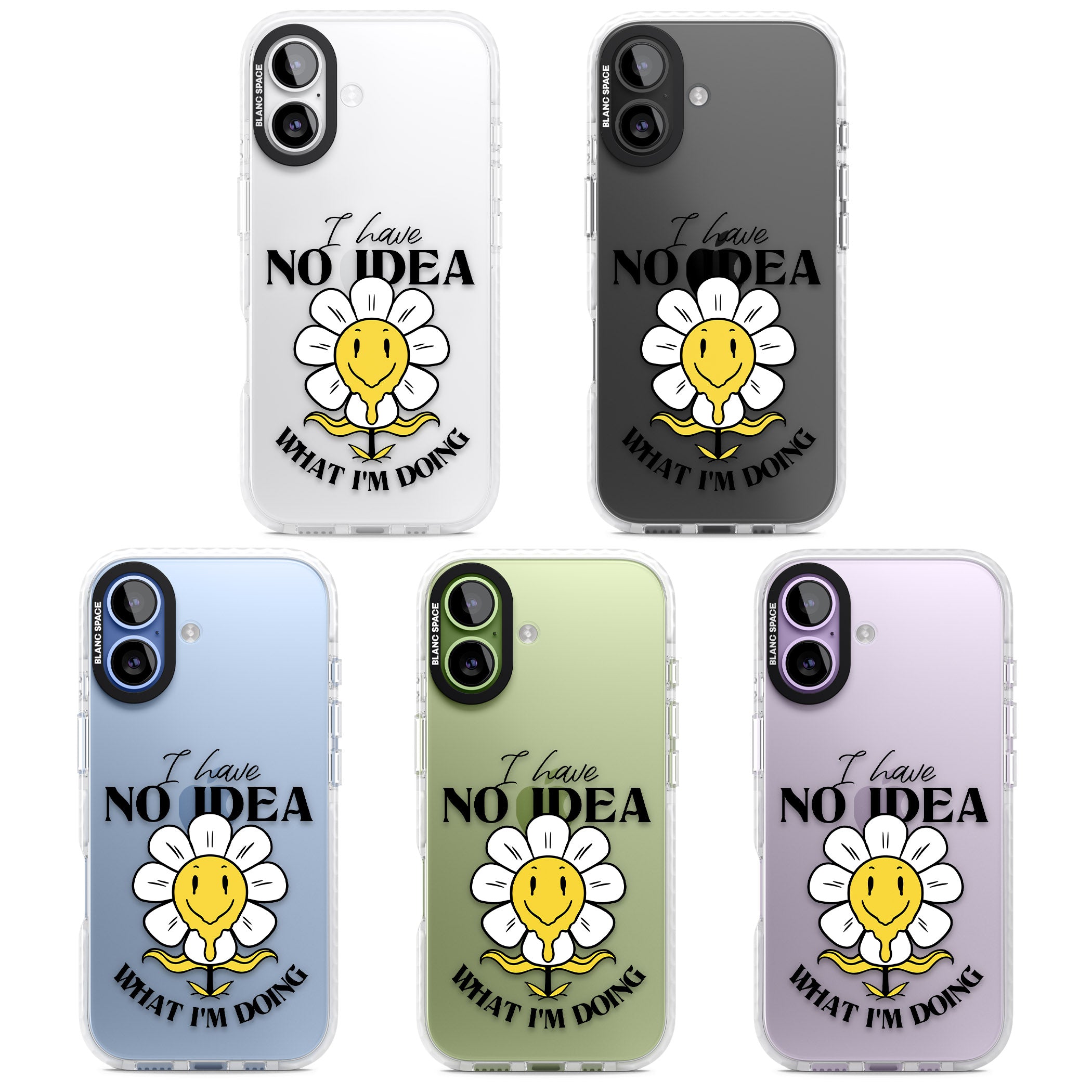 No Idea iPhone 17 Impact Clear Phone Case APT Impact Protection