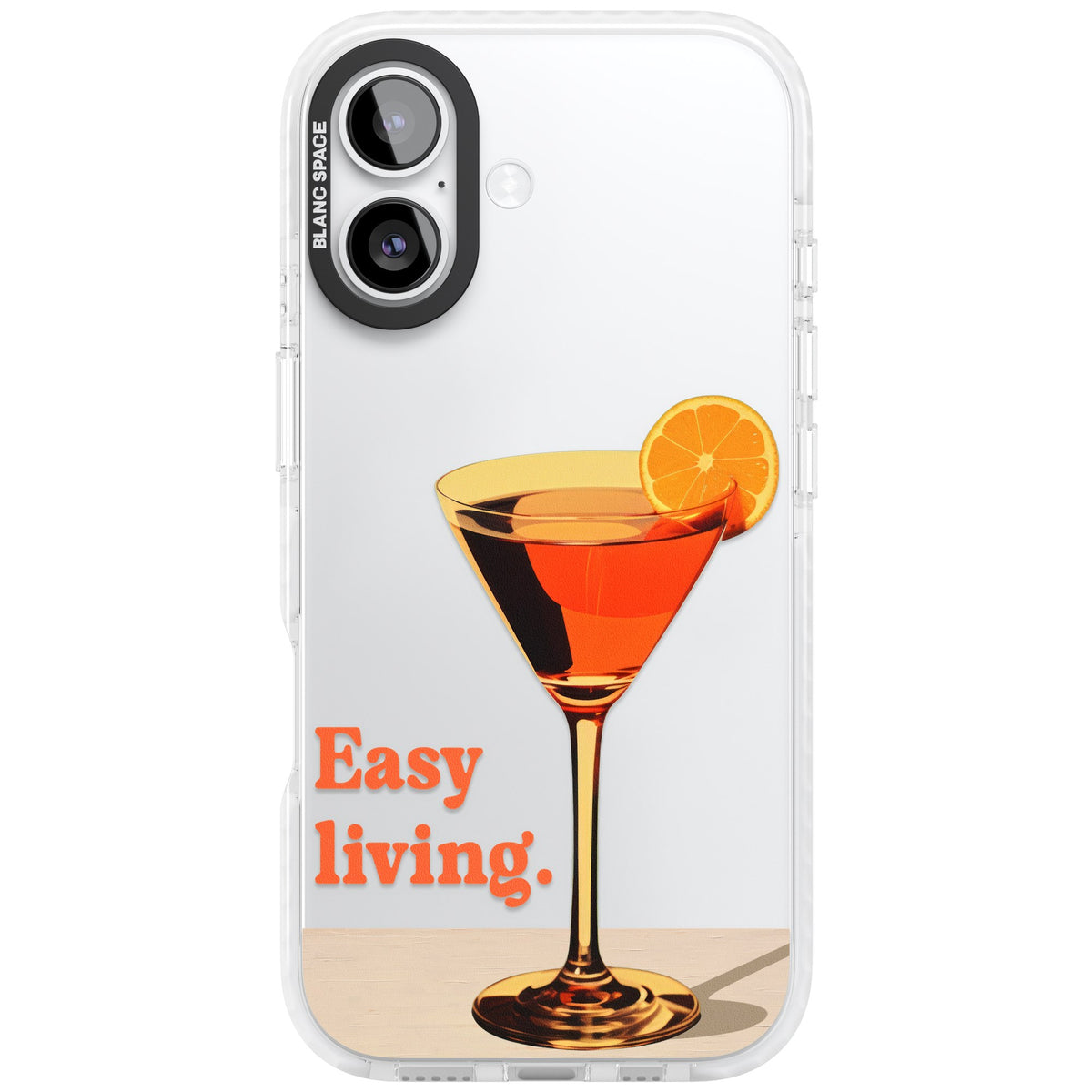 Easy Living iPhone 16 / iPhone 16 Plus / iPhone 17 Impact Clear Phone Case front