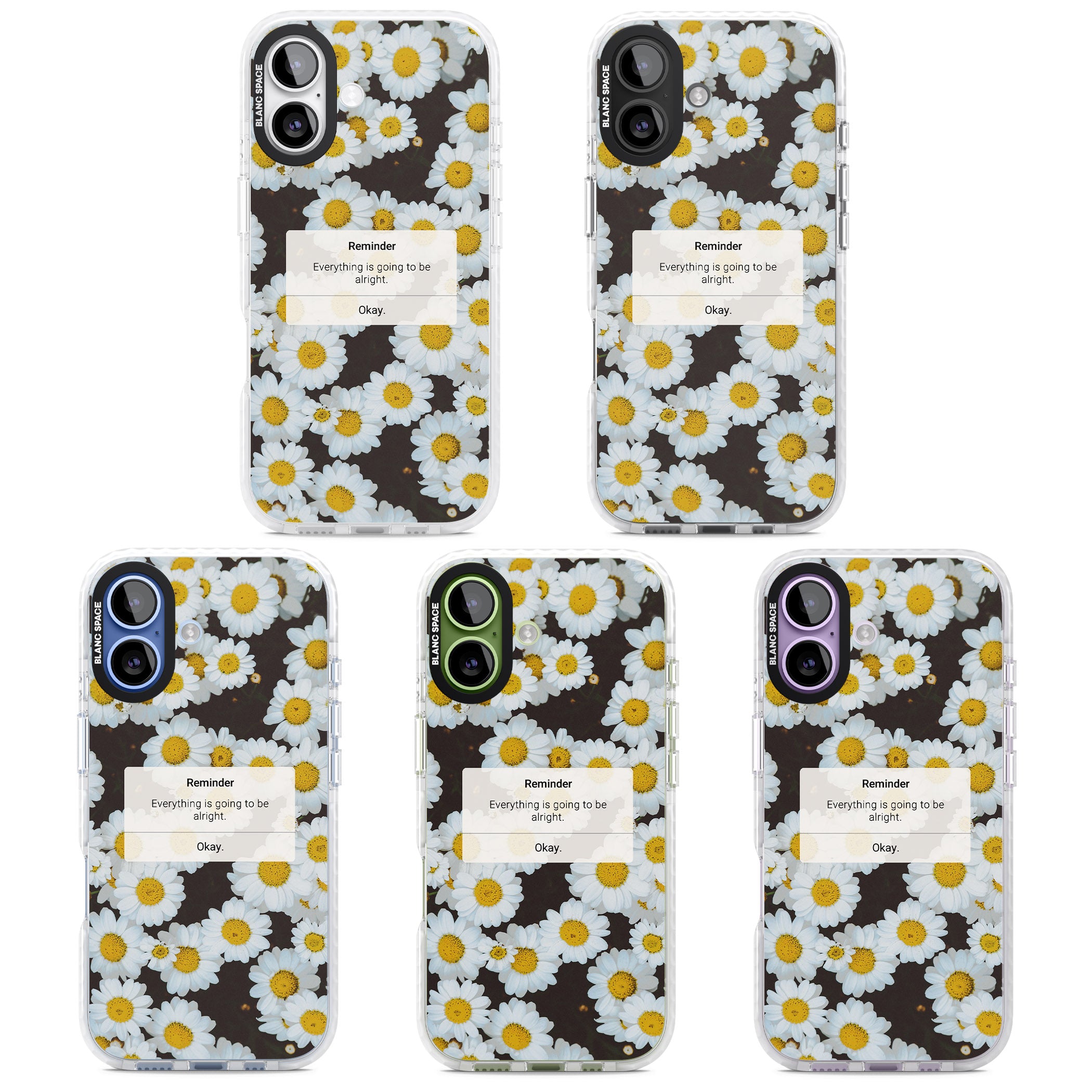 Daisy Reminder iPhone 17 Impact Clear Phone Case APT Impact Protection