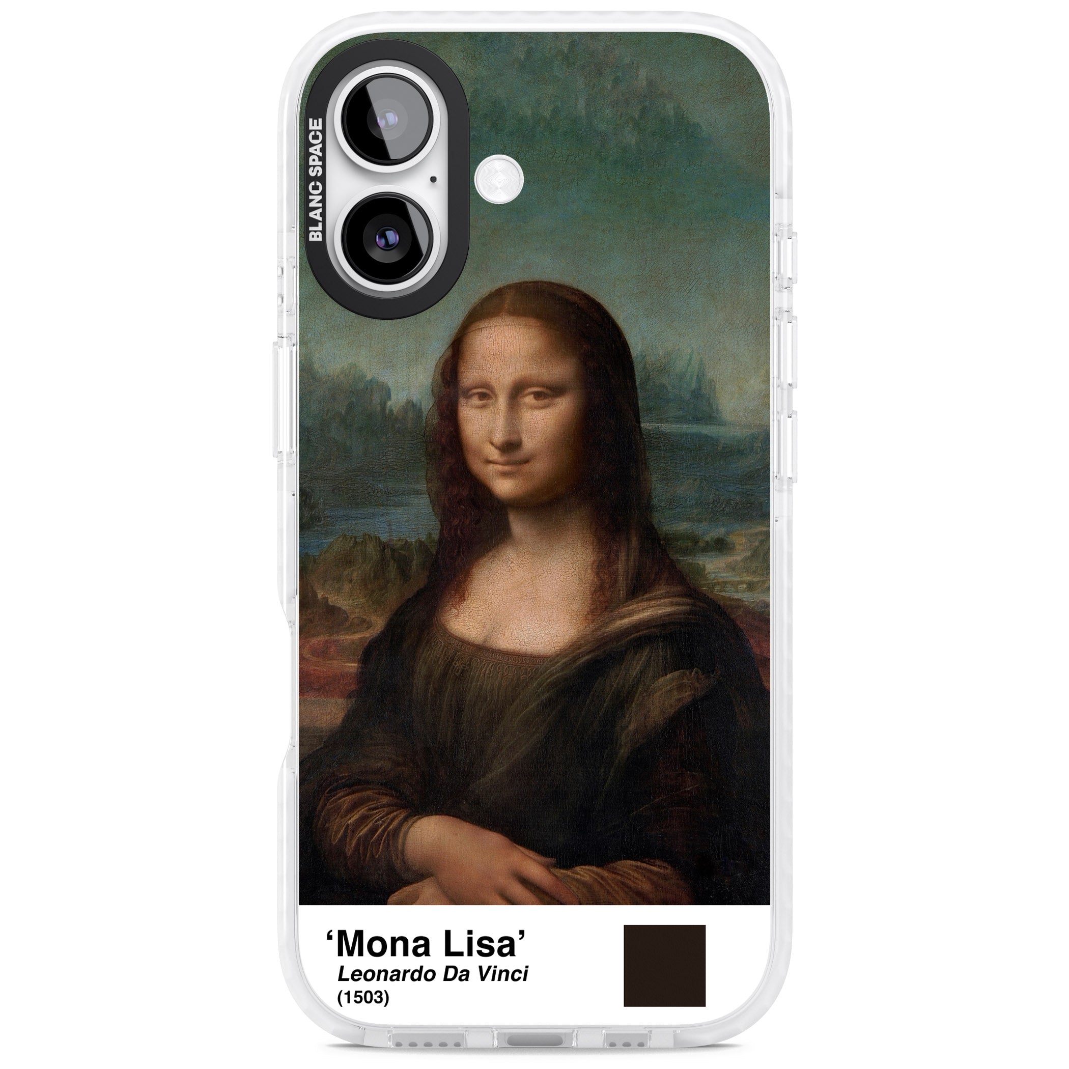 Mona Lisa iPhone 17 Impact Clear Phone Case