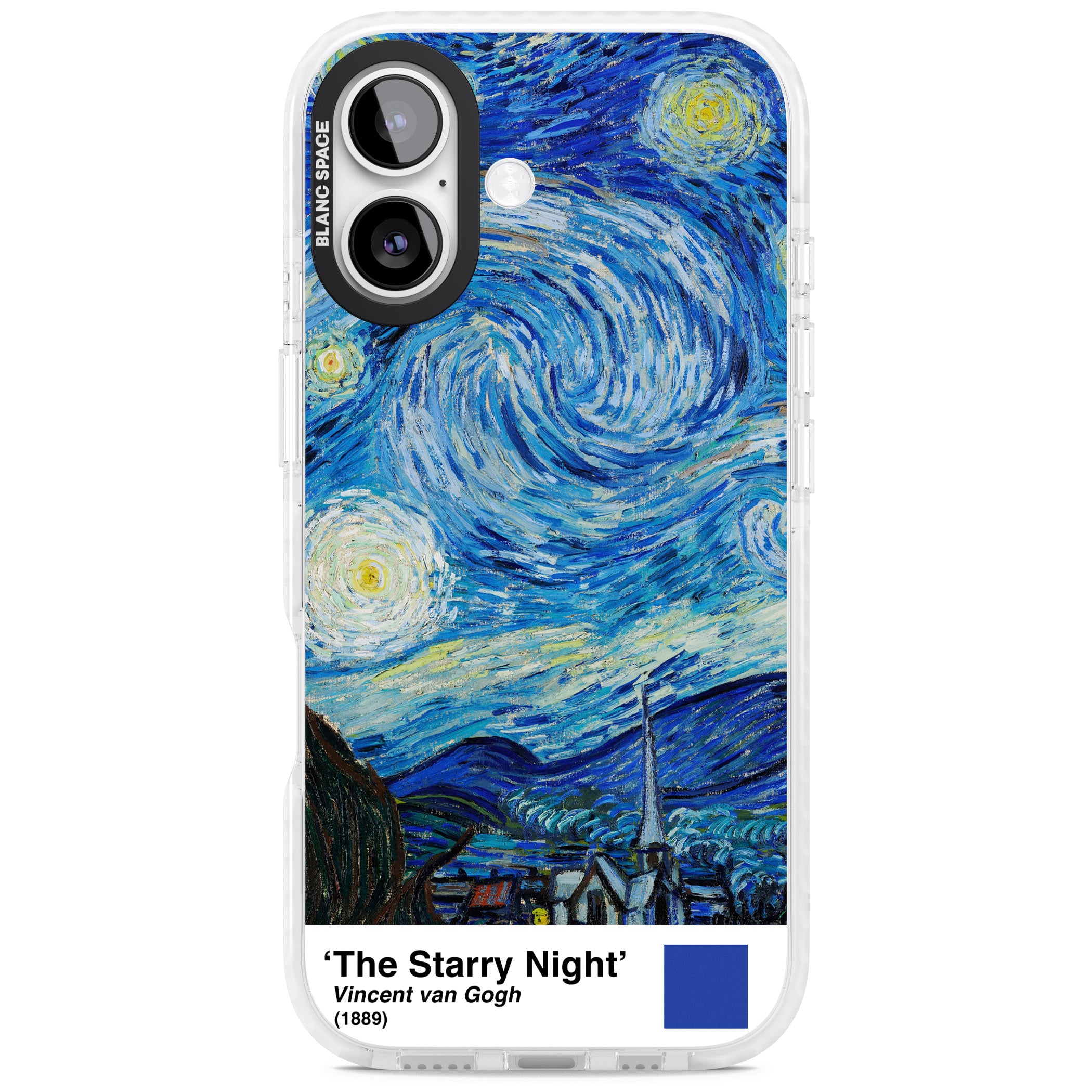 The Starry Night iPhone 17 Impact Clear Phone Case