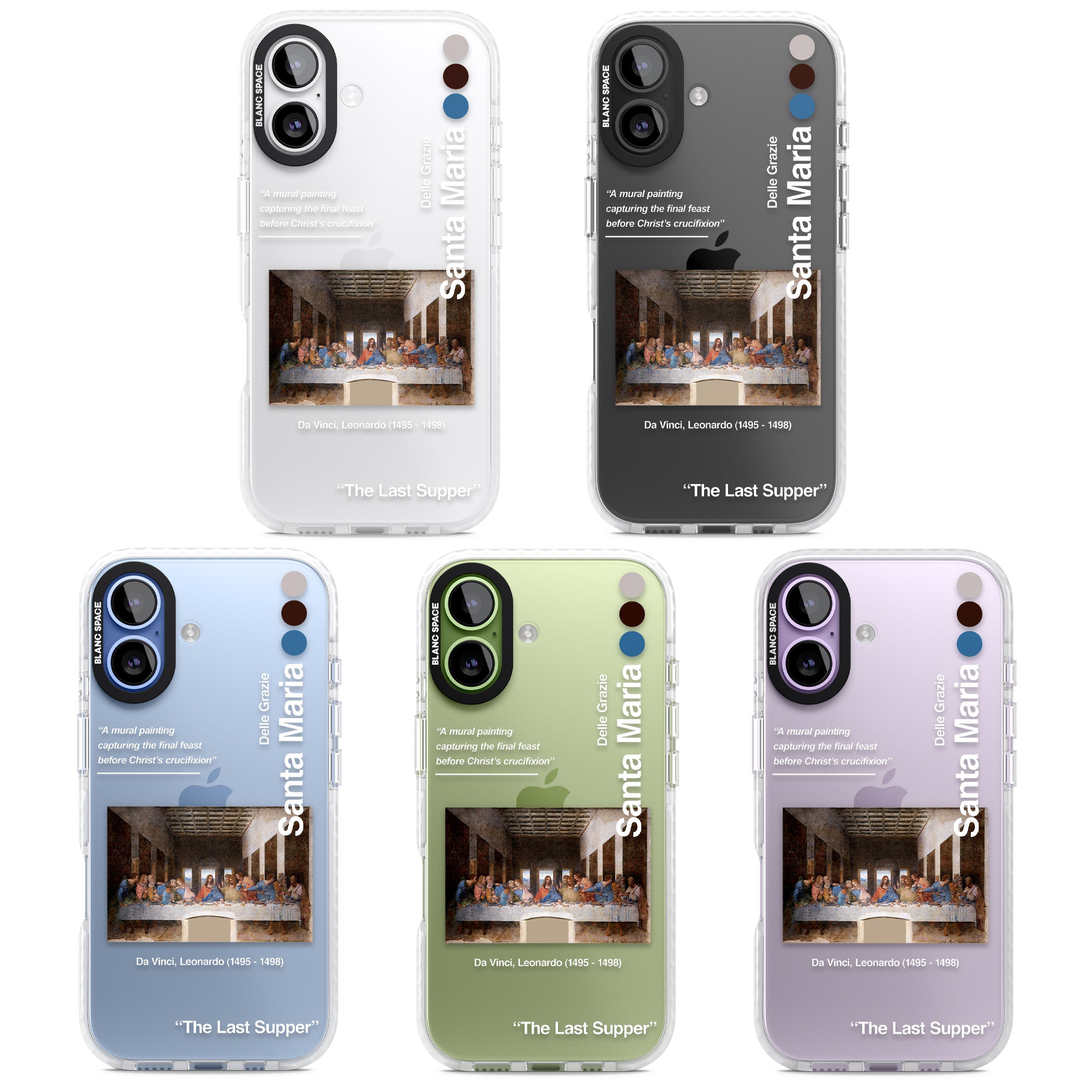 The Last Supper iPhone 17 Impact Clear Phone Case APT Impact Protection