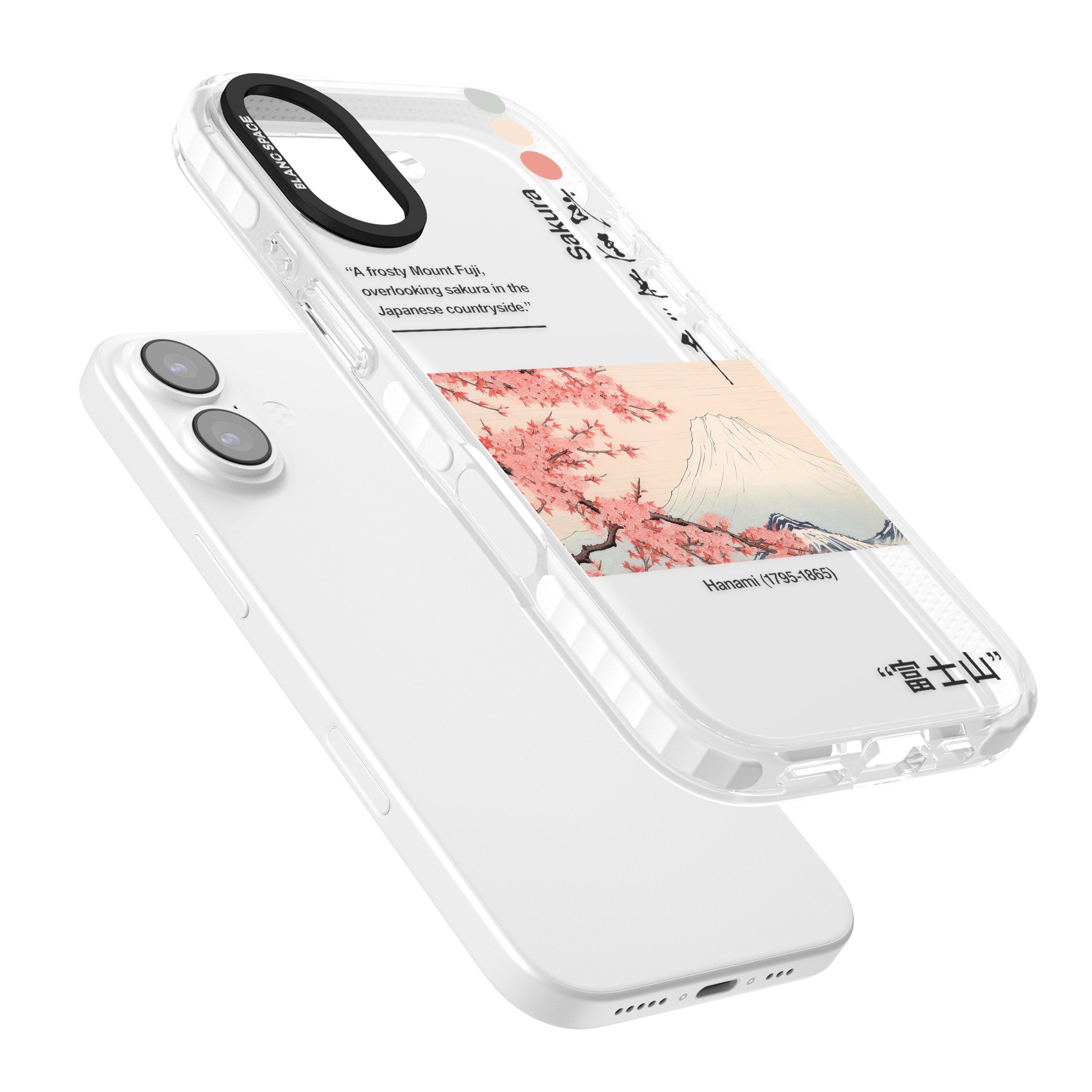 Hanami iPhone 17 Impact Clear Phone Case Colours