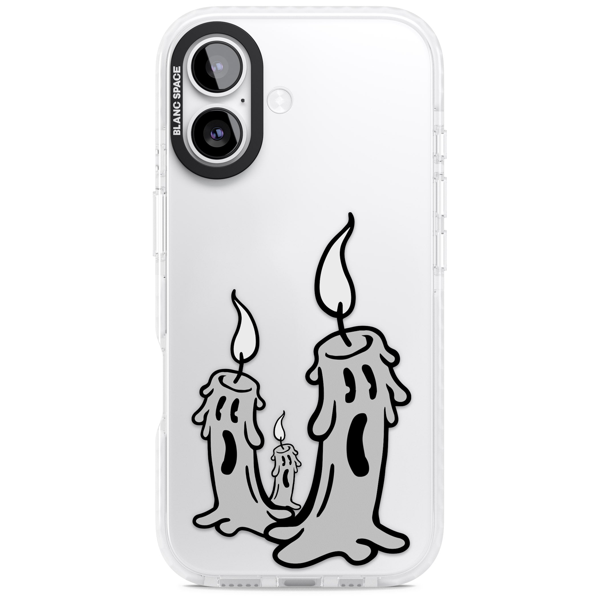 Candle Lit iPhone 17 Impact Clear Phone Case