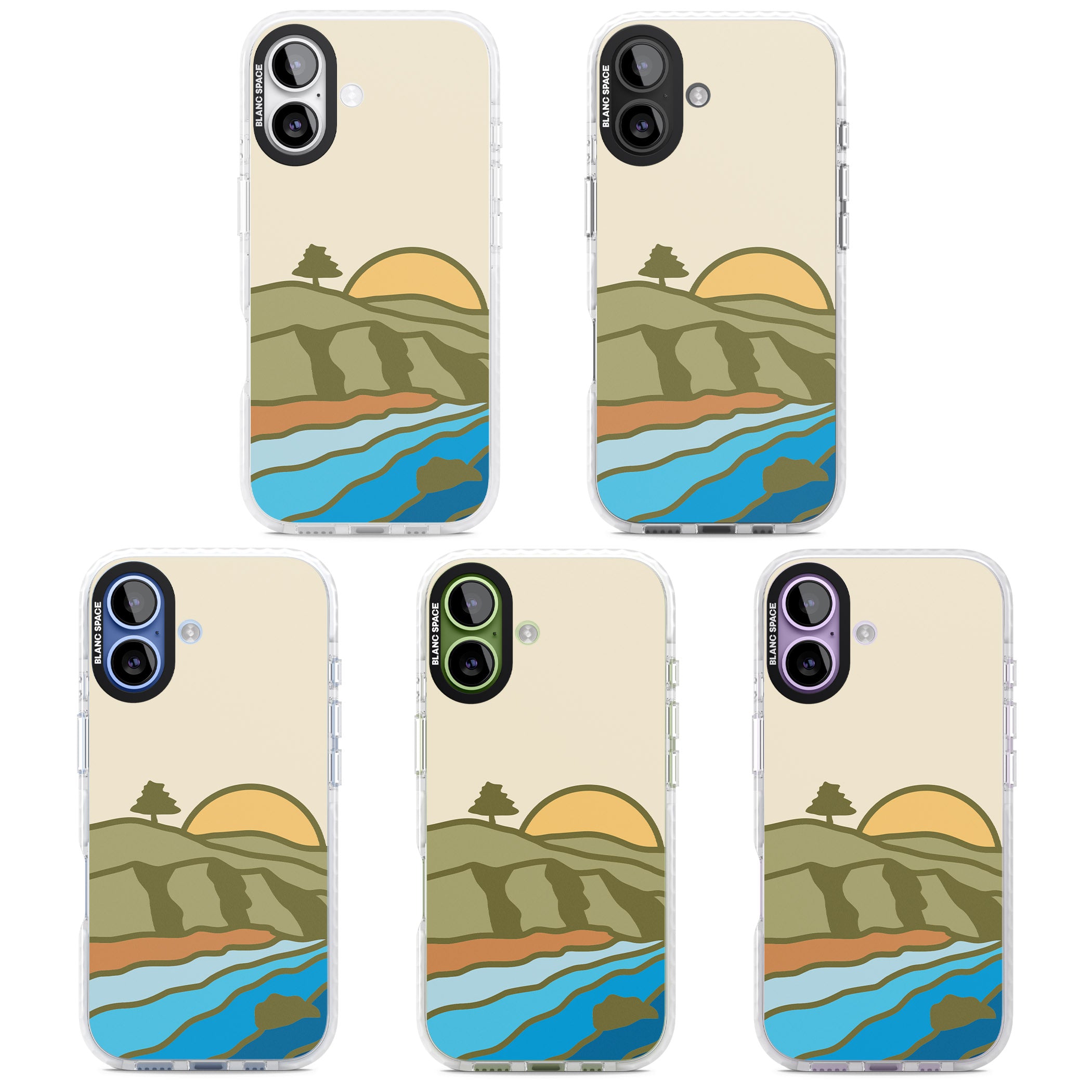 North Sunset iPhone 17 Impact Clear Phone Case APT Impact Protection