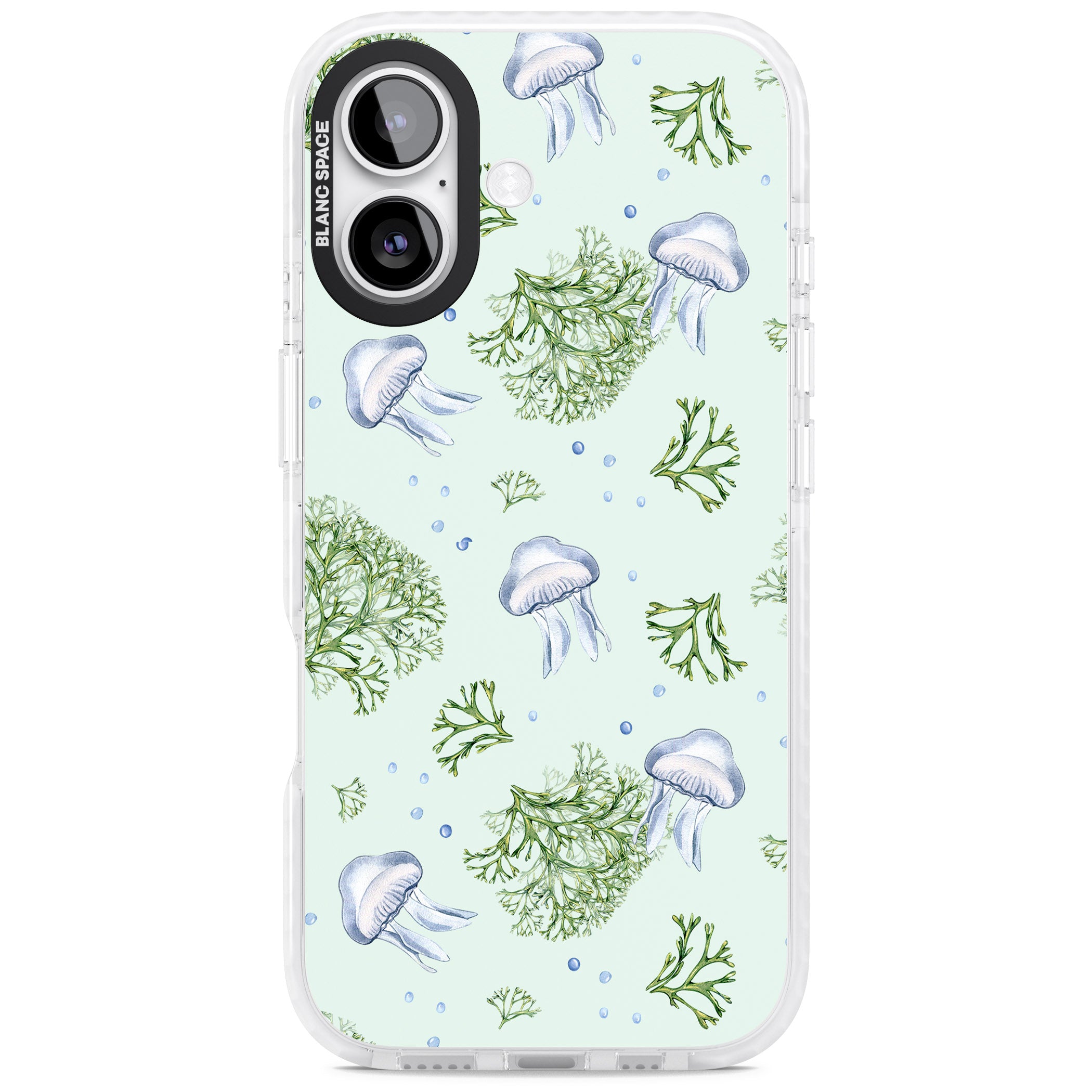 Jellyfish & Seaweed iPhone 17 Impact Clear Phone Case