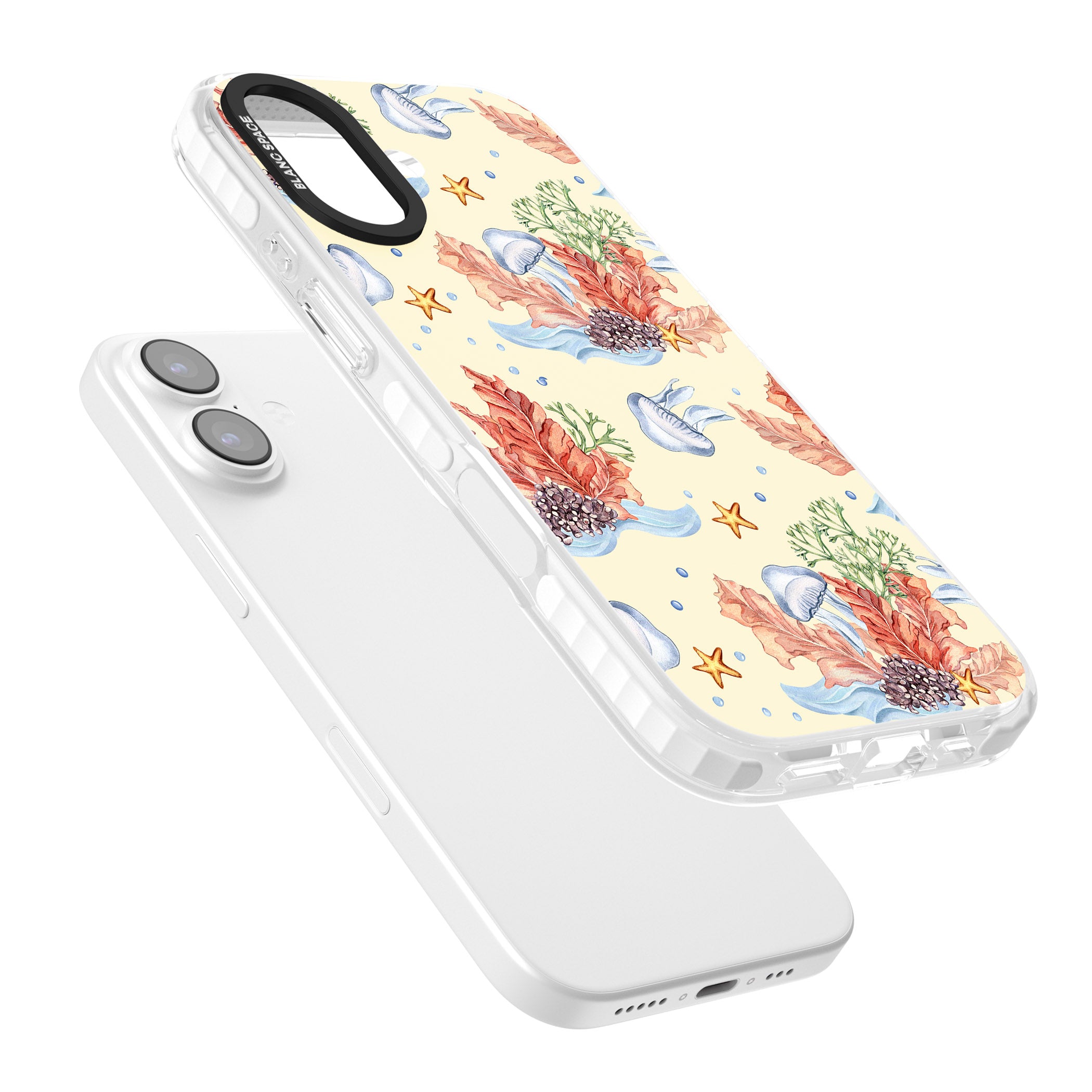 Coral Reef iPhone 17 Impact Clear Phone Case Colours