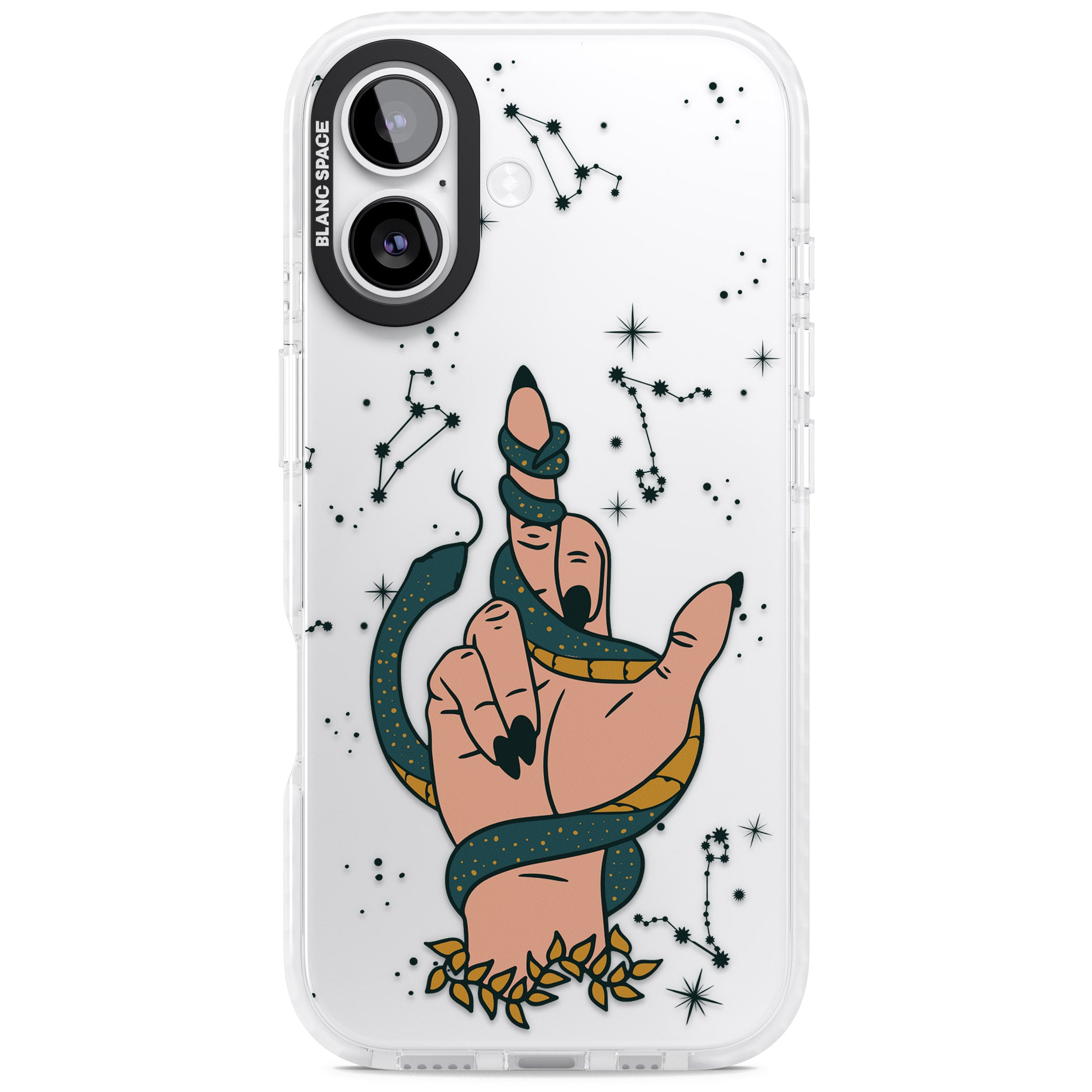 Snakes, Stars And Cynicism iPhone 17 Impact Clear Phone Case