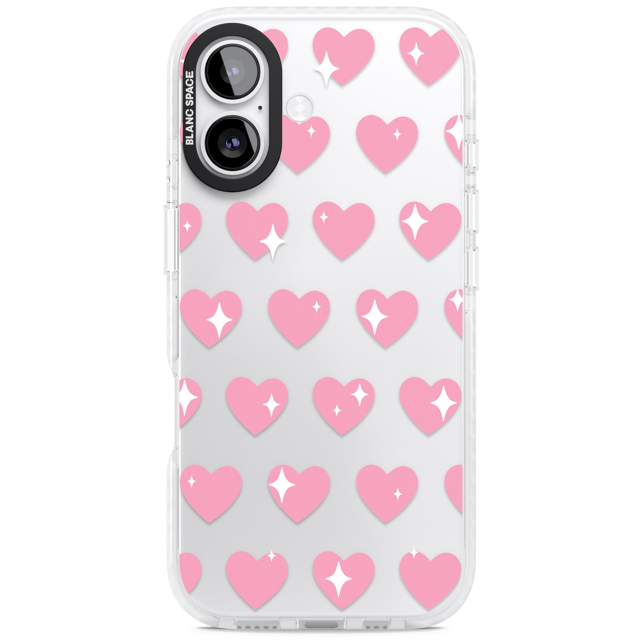 Sweet Hearts iPhone 17 Impact Clear Phone Case