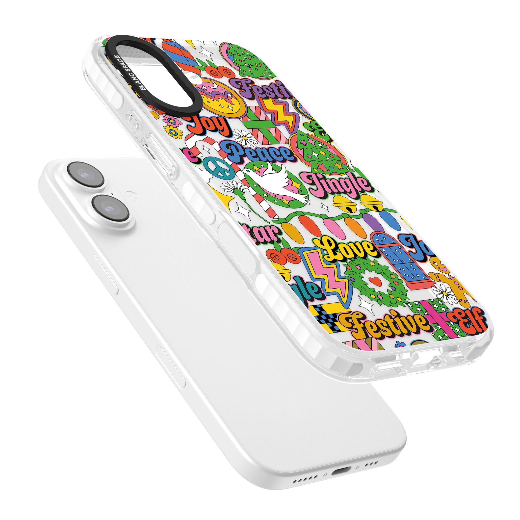 Peace & Festivities iPhone 17 Impact Clear Phone Case Colours