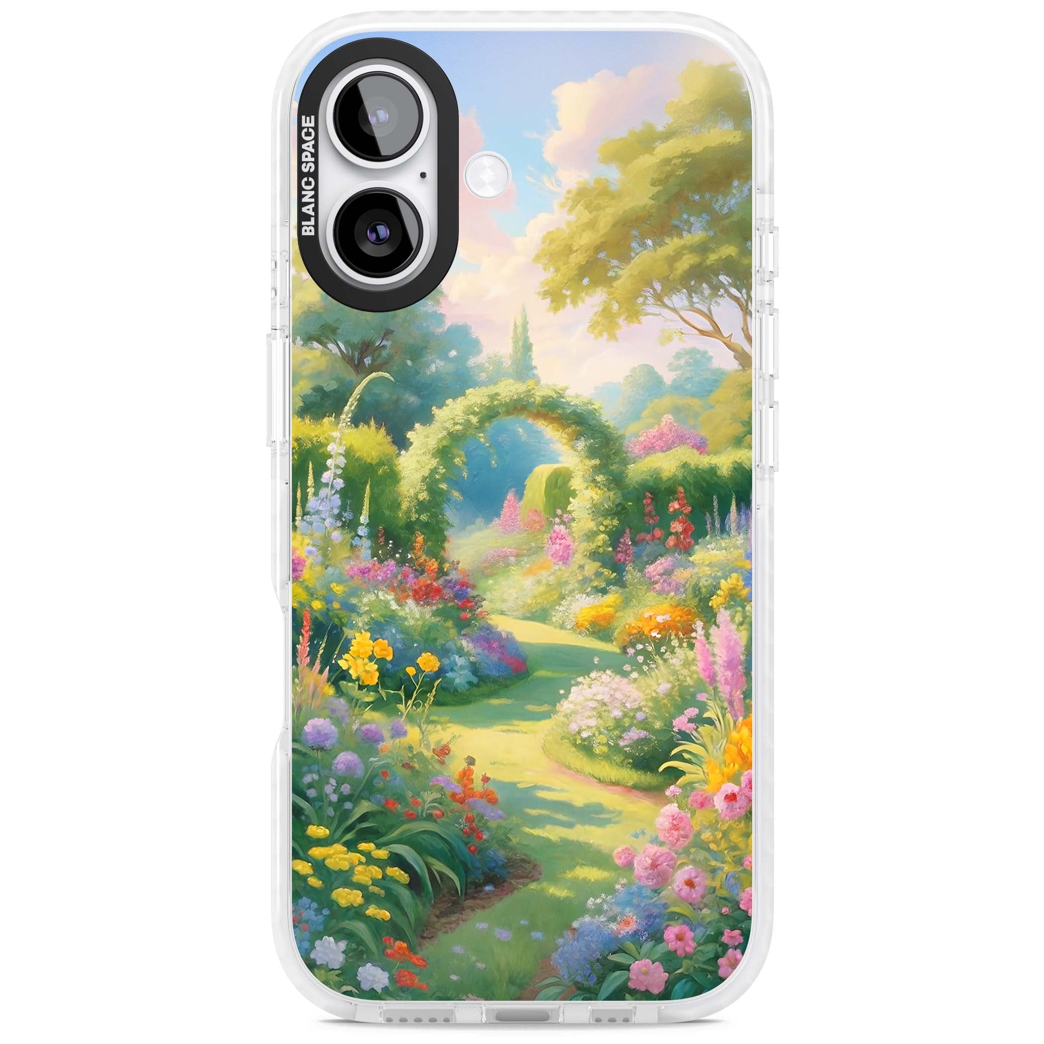 The Painter's Garden floral iPhone case | Black Impact case for iPhone 17
