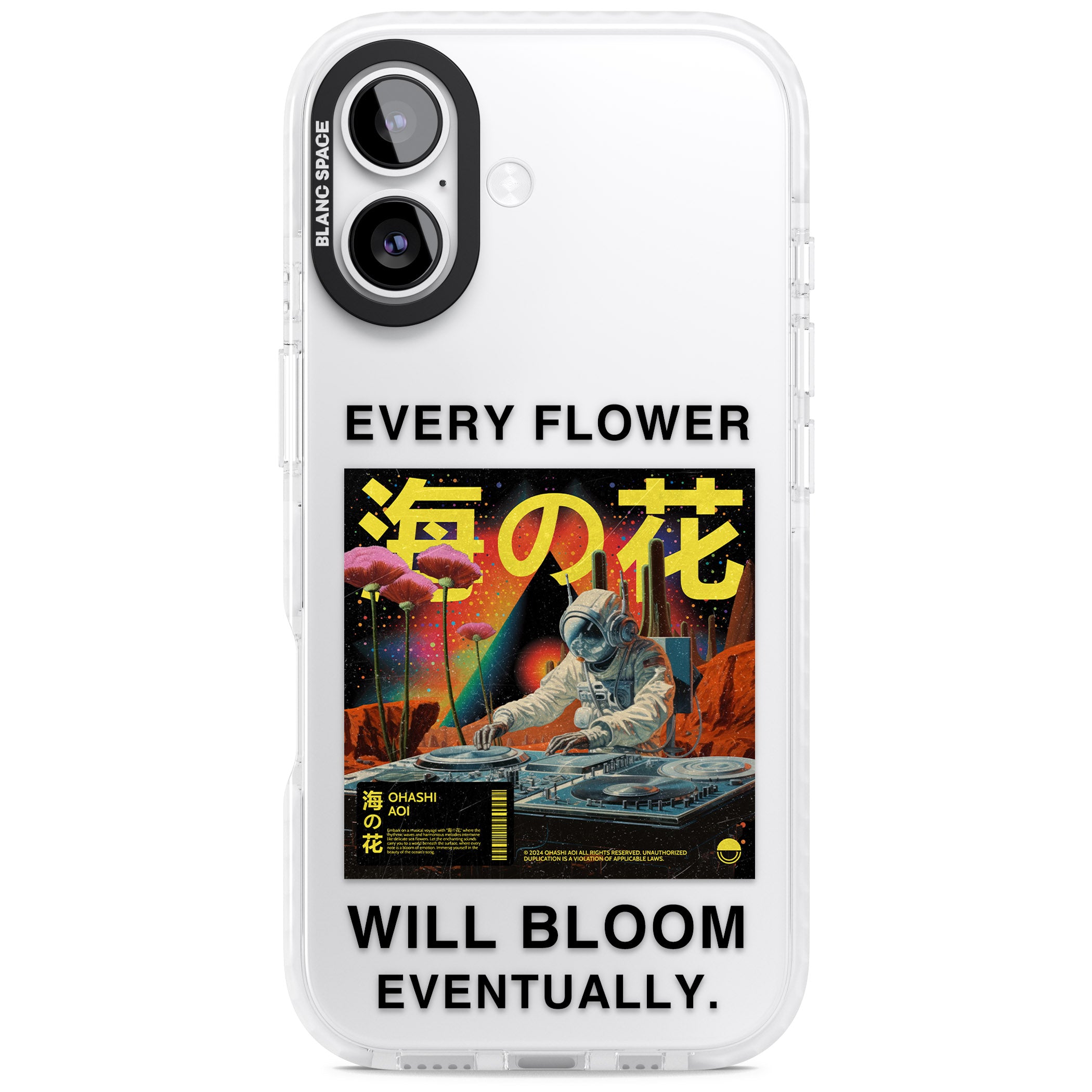 Every Flower Will Bloom Eventually iPhone 17 Impact Clear Phone Case