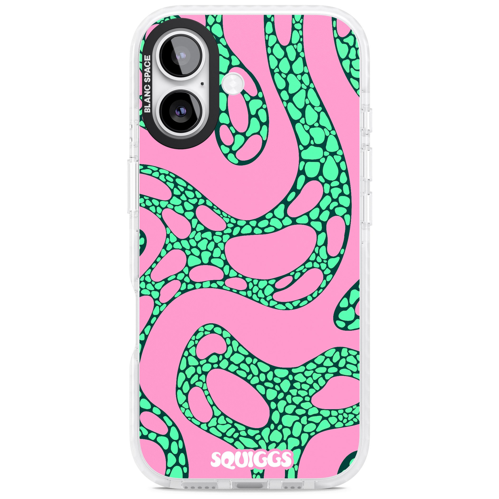 Alien Glow iPhone 17 Impact Clear Phone Case