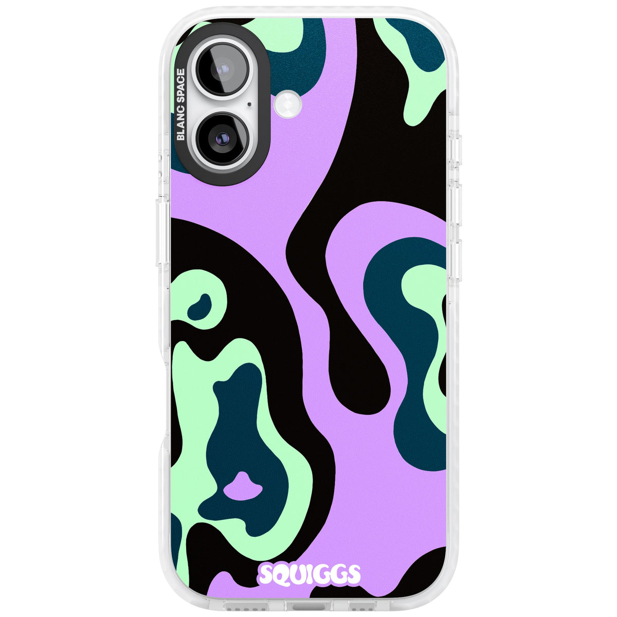 Purple River iPhone 16 / iPhone 16 Plus / iPhone 17 Impact Clear Phone Case front