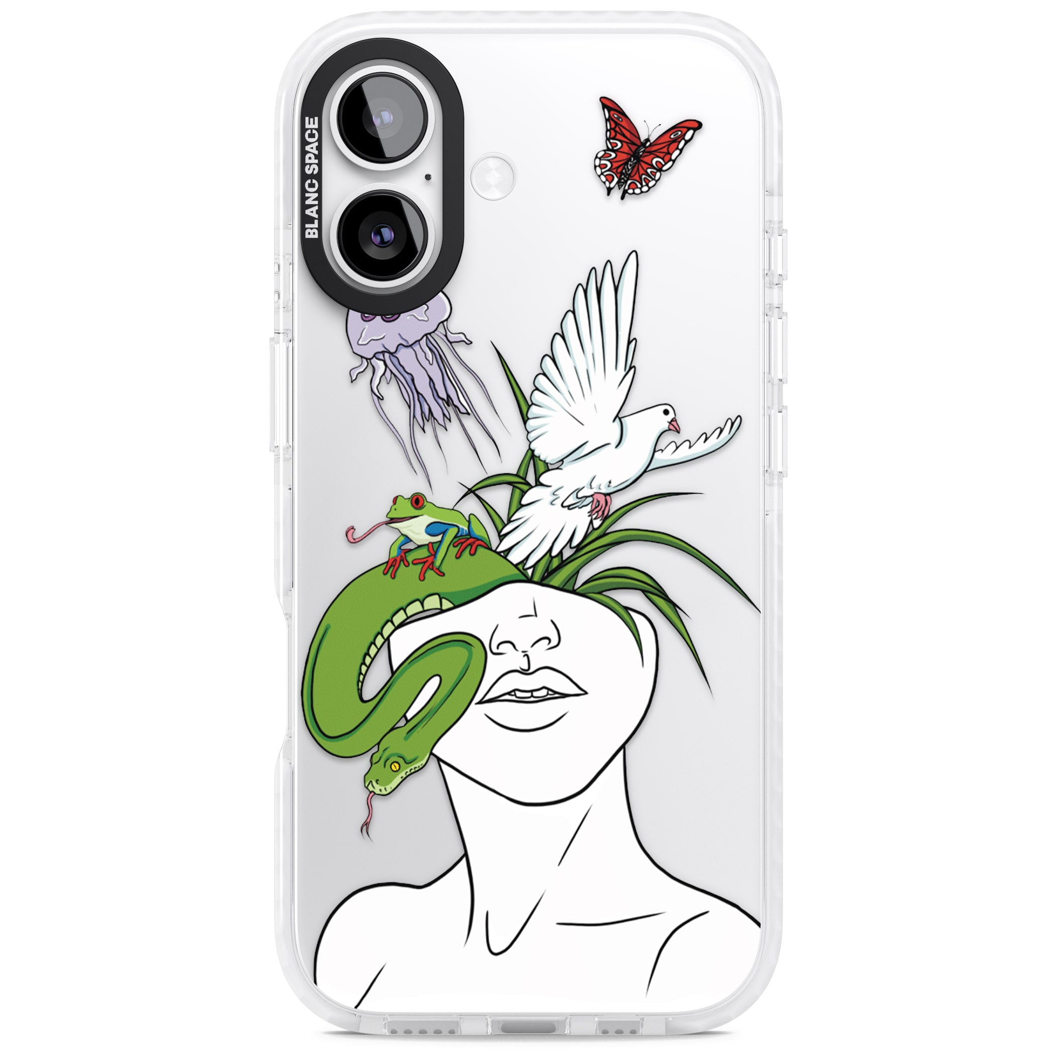 Wild Thoughts iPhone 17 Impact Clear Phone Case
