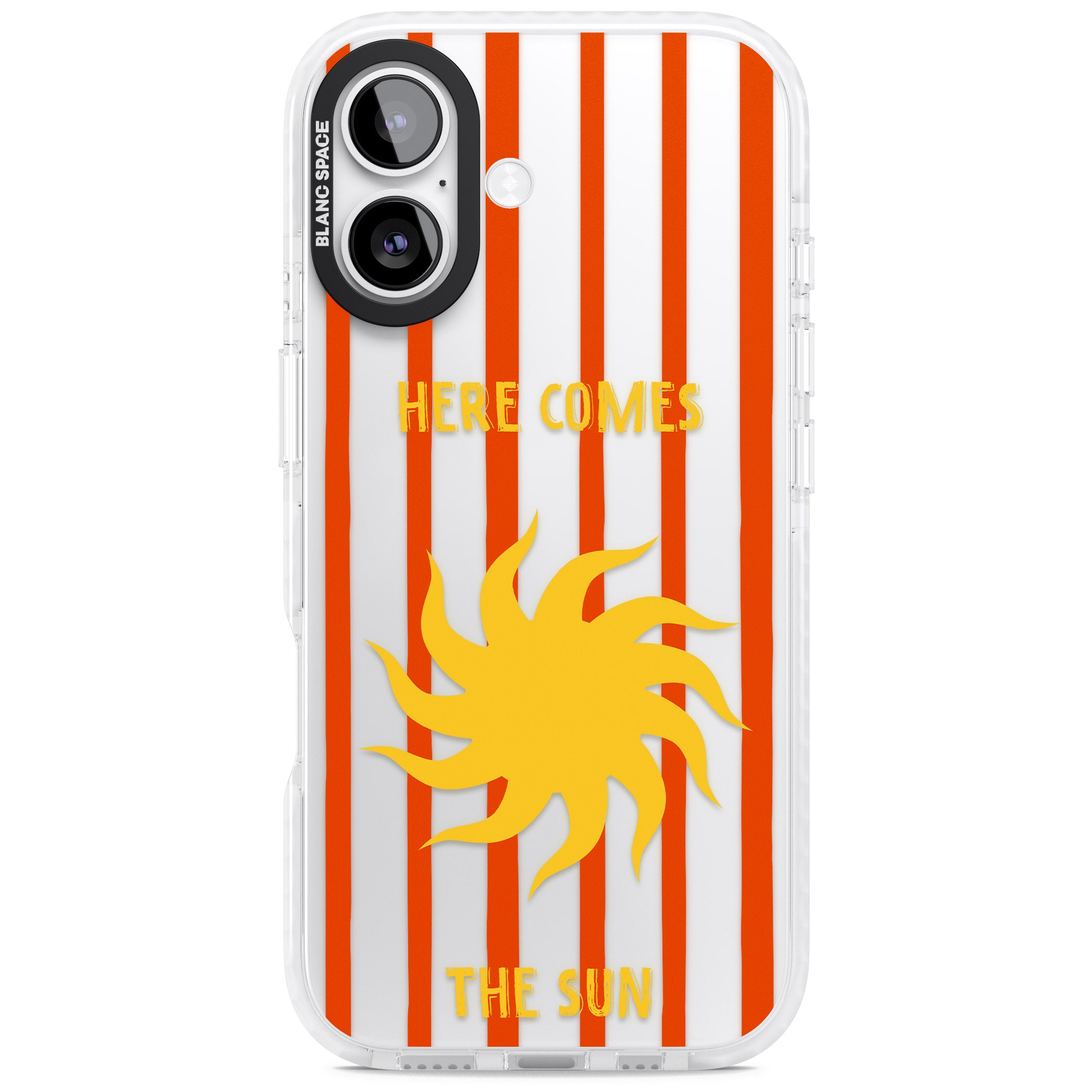 Here Comes The Sun iPhone 17 Impact Clear Phone Case