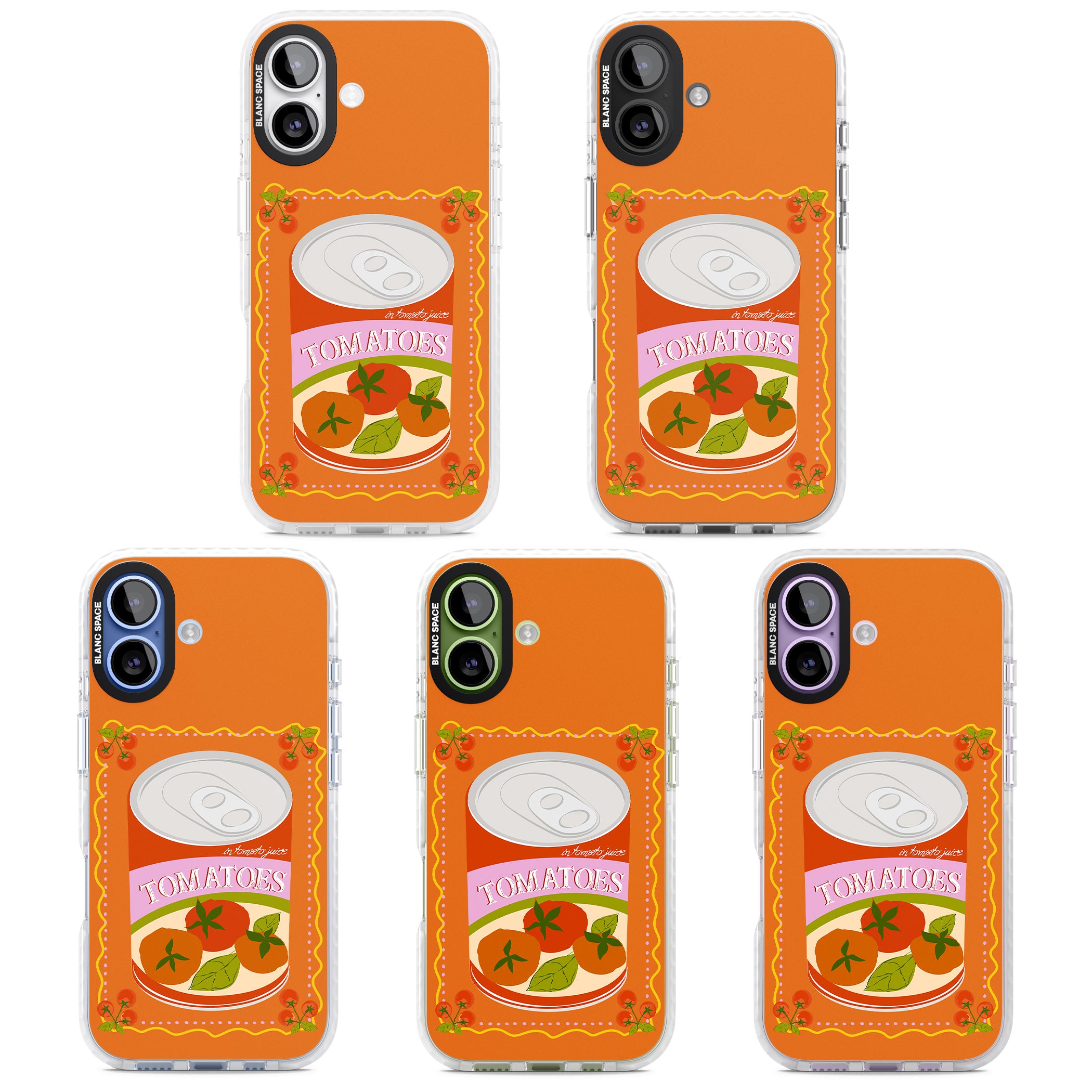 Tomato Soup Can iPhone 17 Impact Clear Phone Case APT Impact Protection