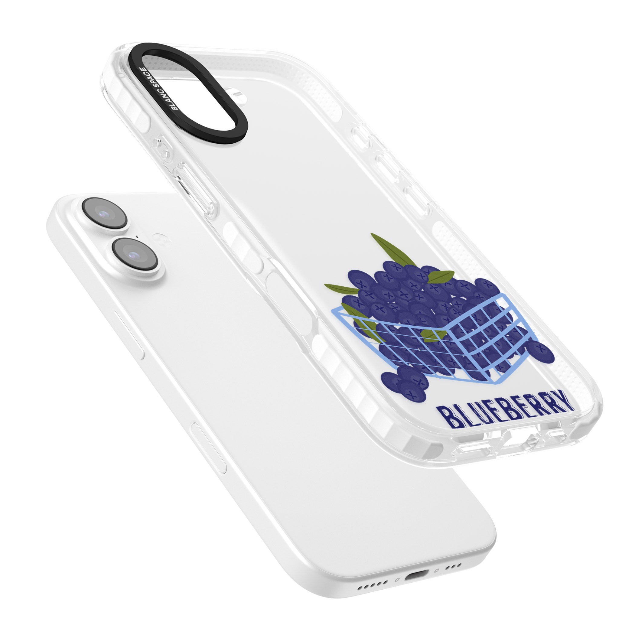 Blueberry Basket iPhone 17 Impact Clear Phone Case Colours