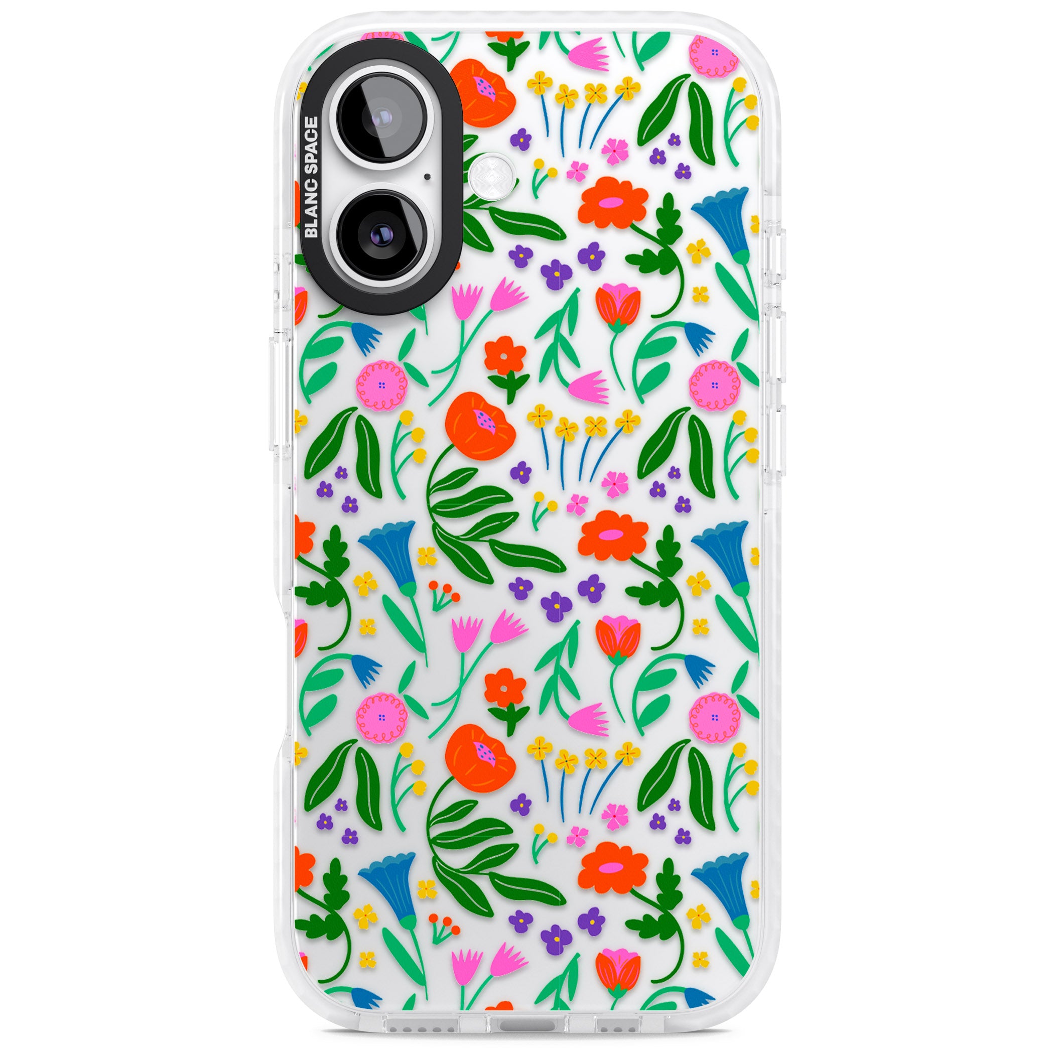 Summer Floral Fiesta iPhone 17 Impact Clear Phone Case