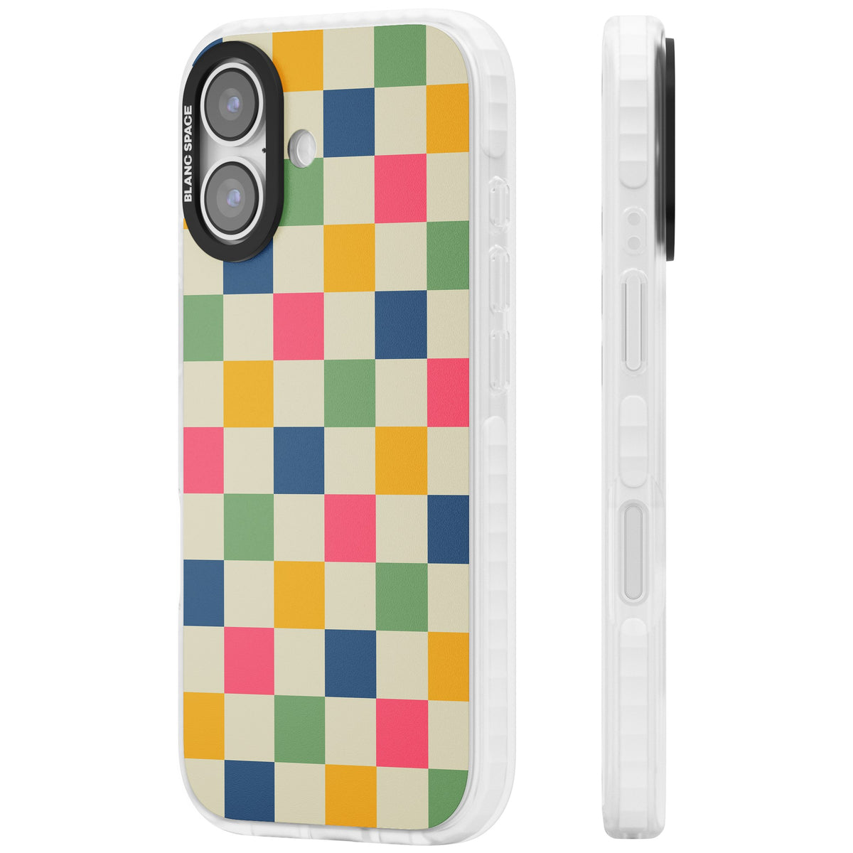 Sugar Cubes iPhone 16 / iPhone 16 Plus / iPhone 17 Impact Clear Phone Case side